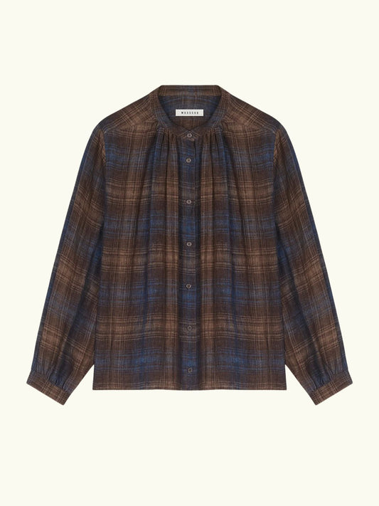 Dupond Check Shirt - Brown