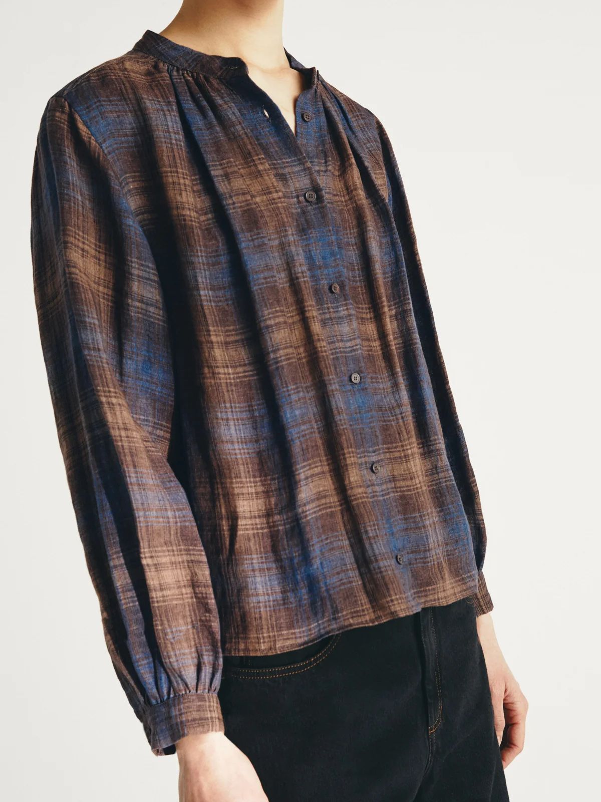 Dupond Check Shirt - Brown