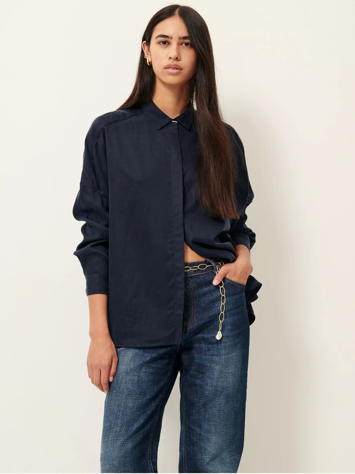 Lady D Shirt - Navy