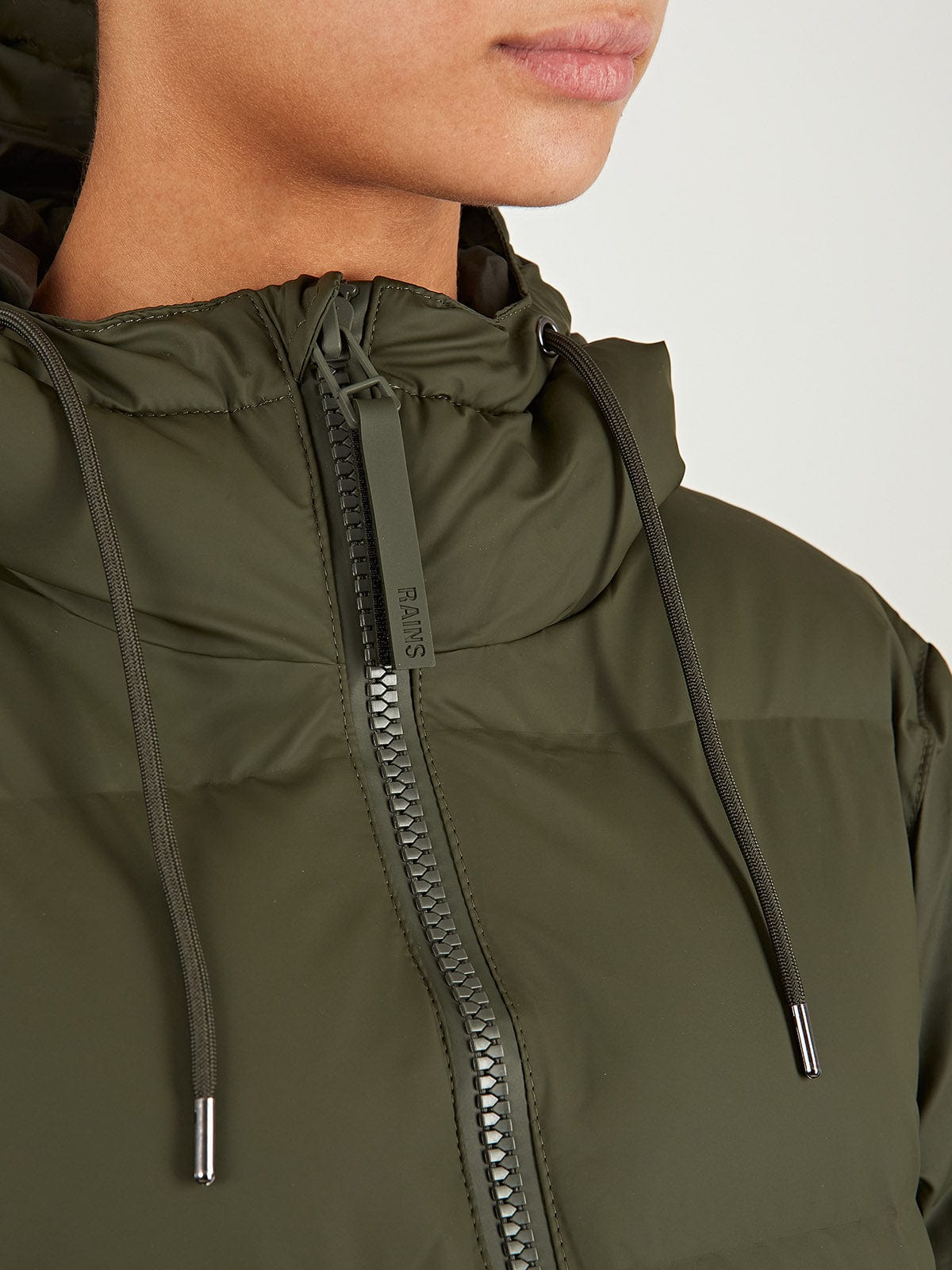 Iris Fashion - RAINS - Alta Long Puffer Jacket - Green