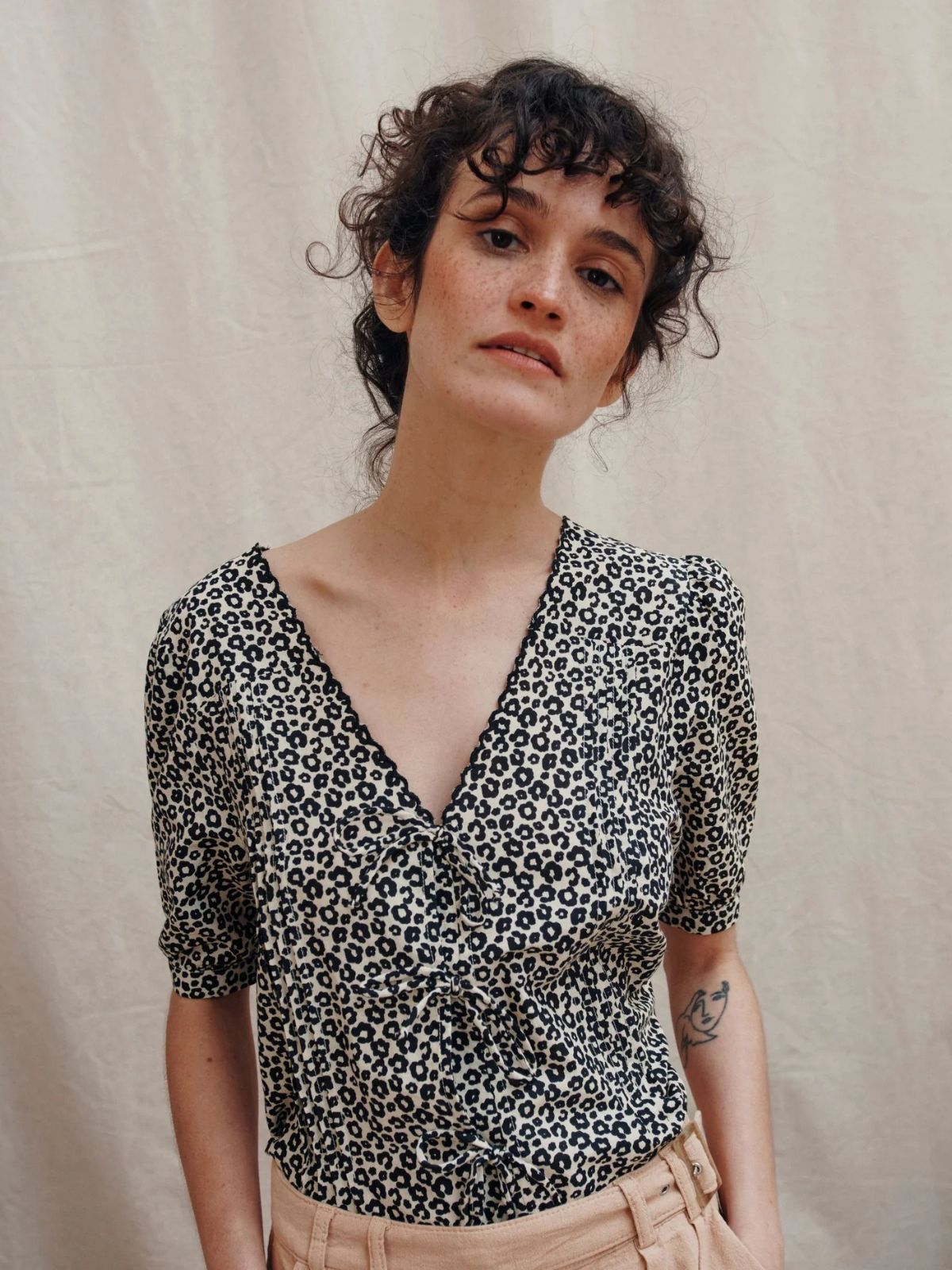 Blaise Print Top