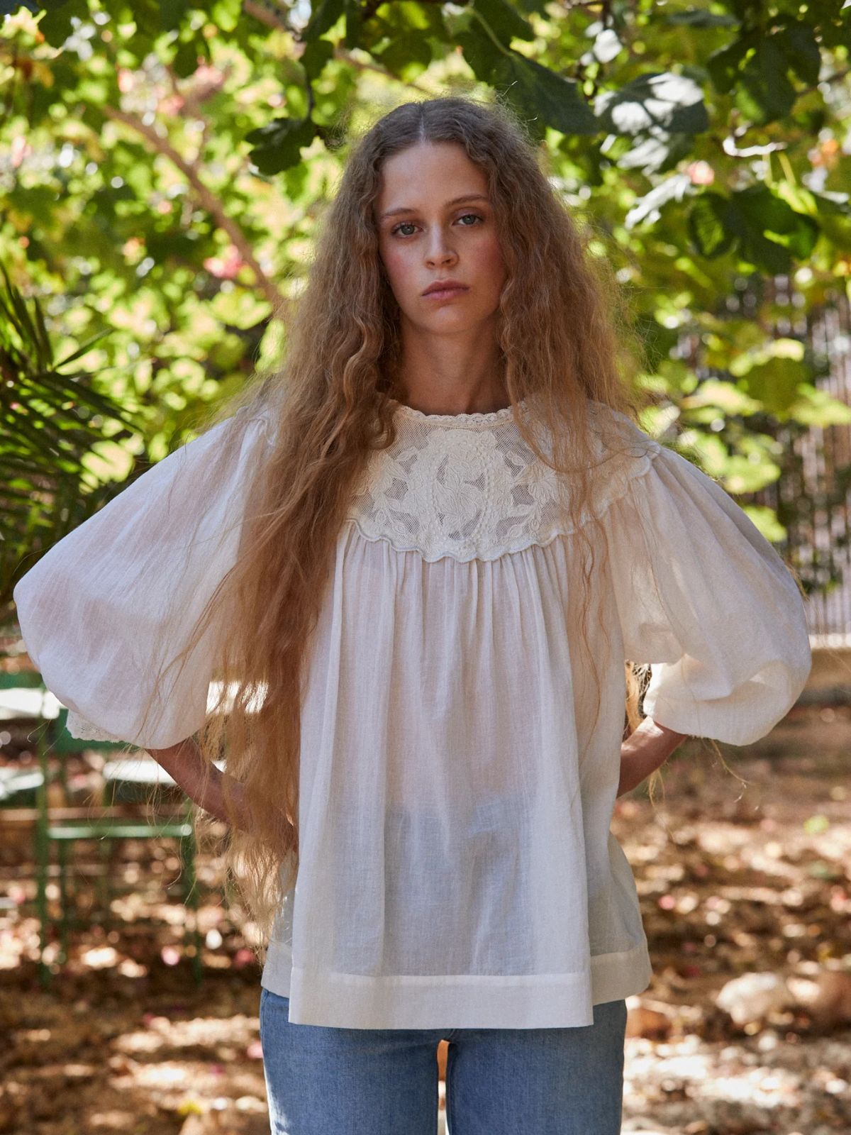 Pearl Mesh Bib Top