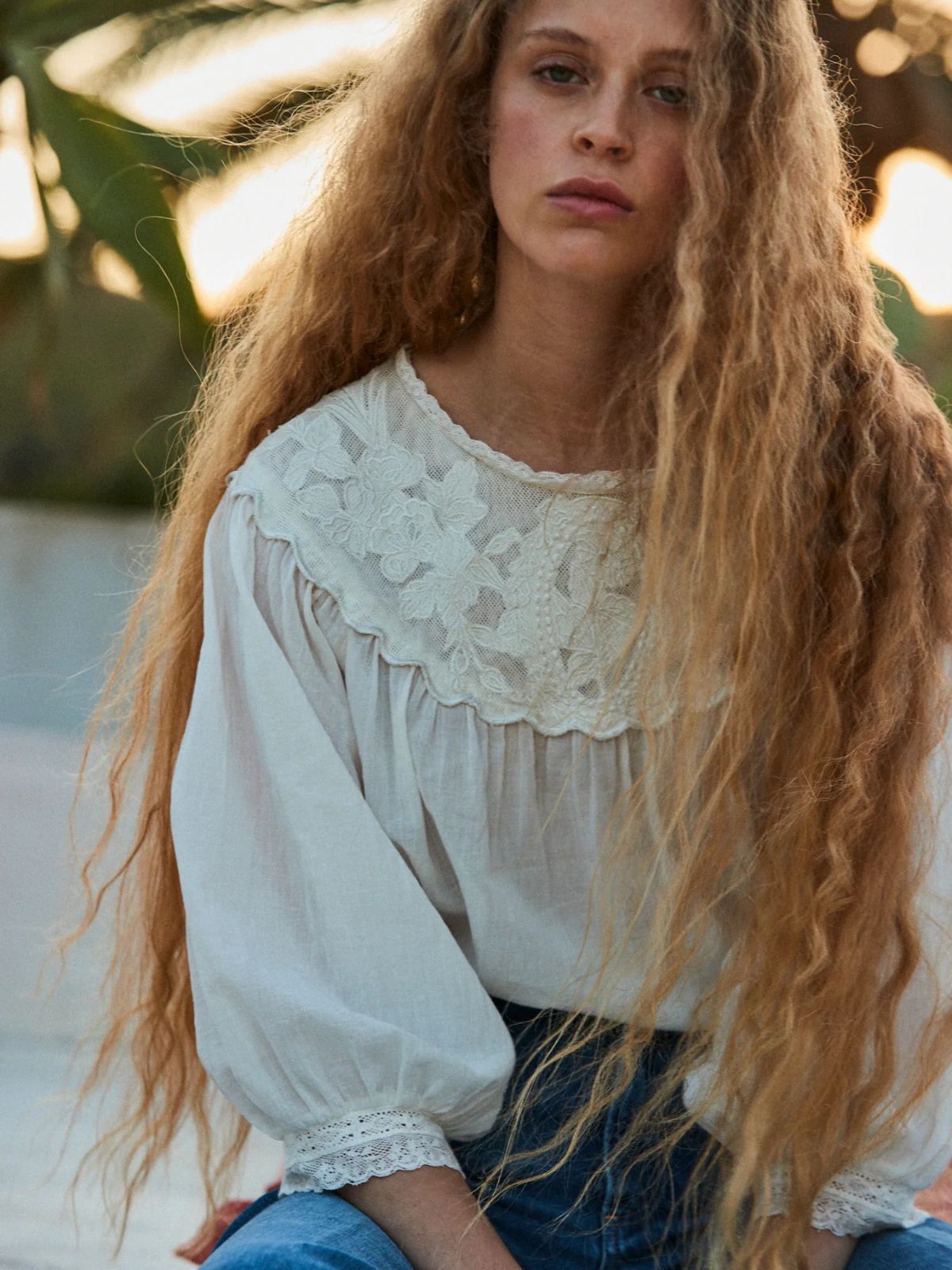 Pearl Mesh Bib Top