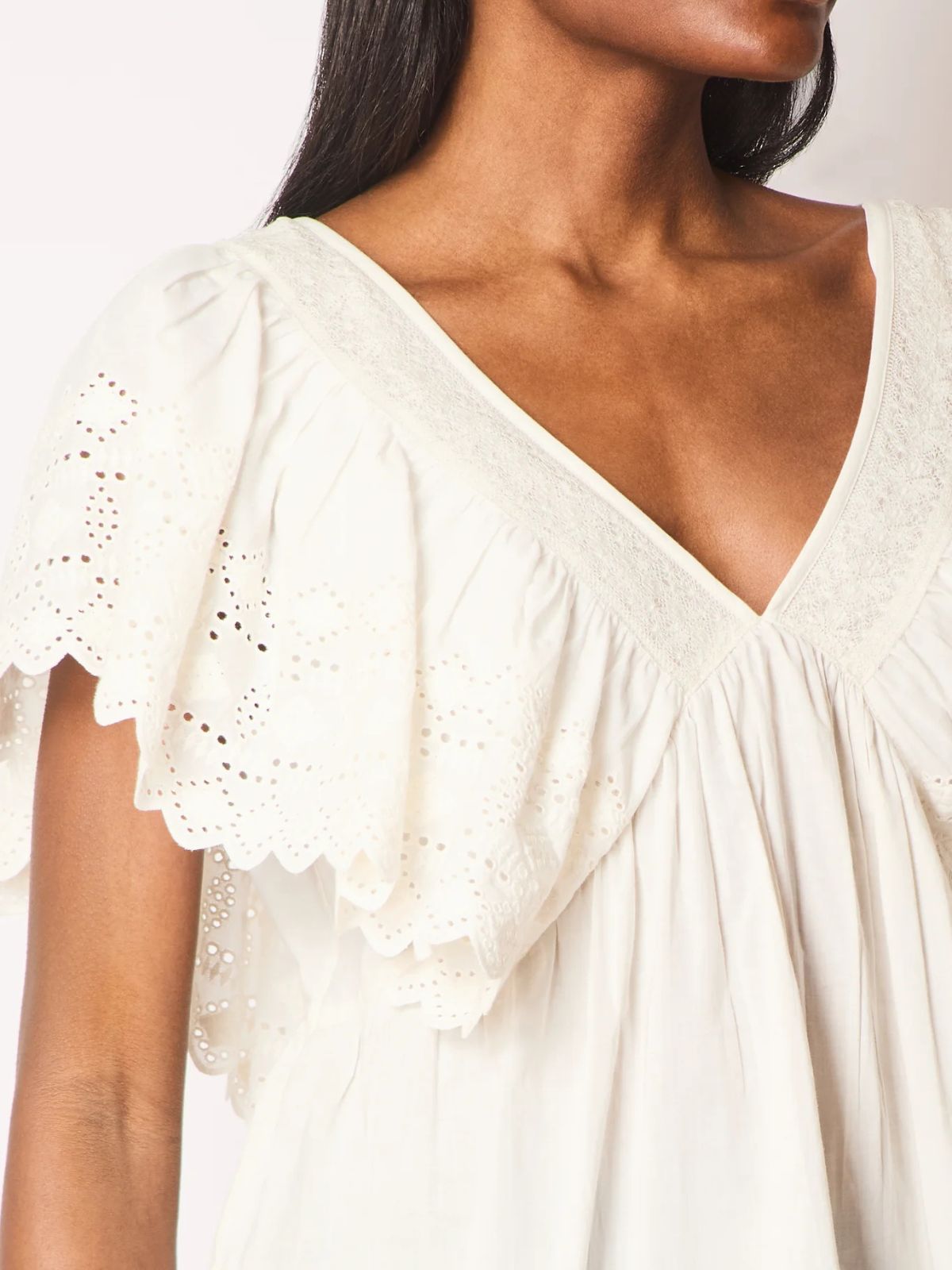 Camelia Frill Top
