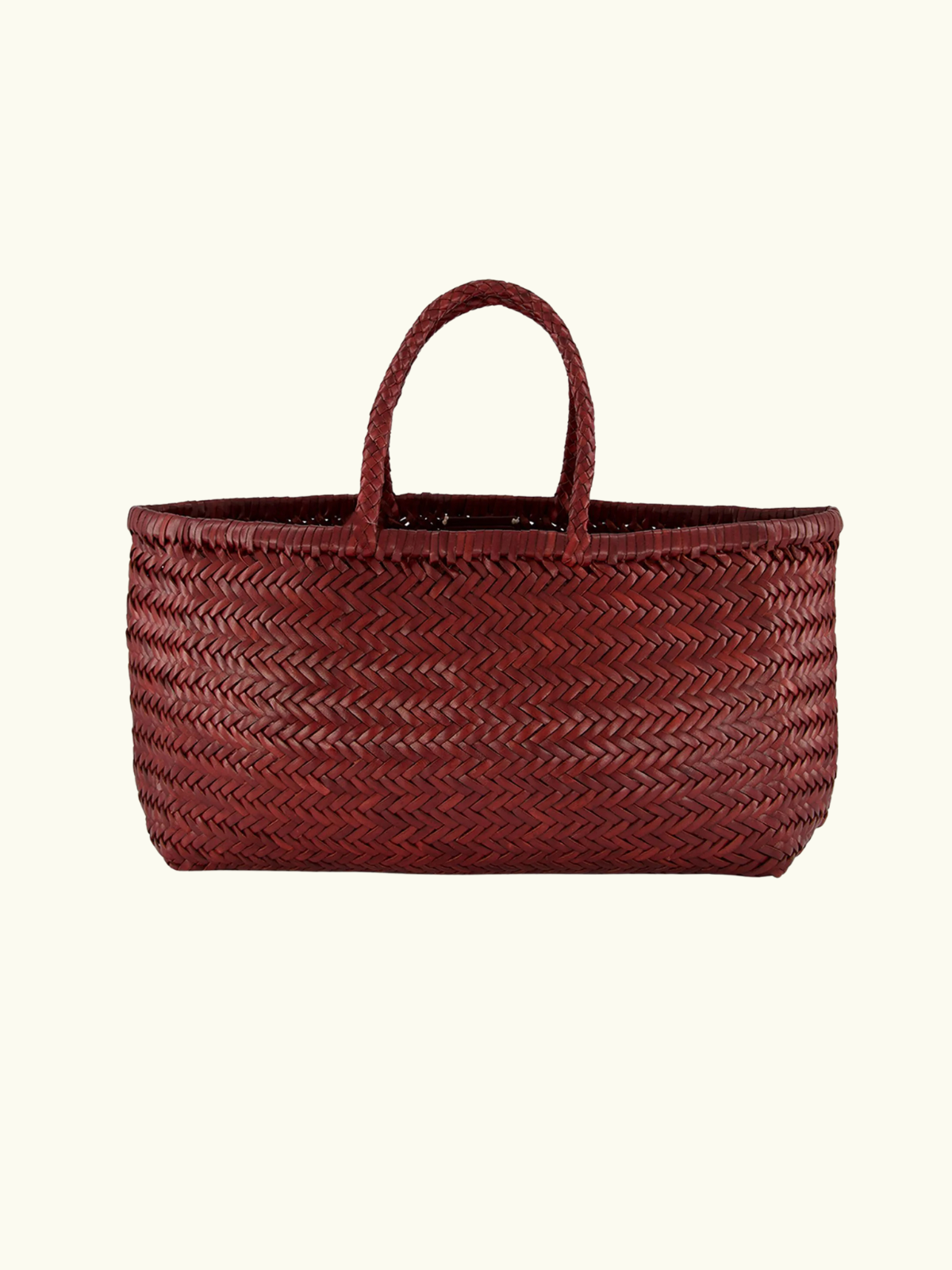 Triple Jump Handwoven Big Basket - Bruciato