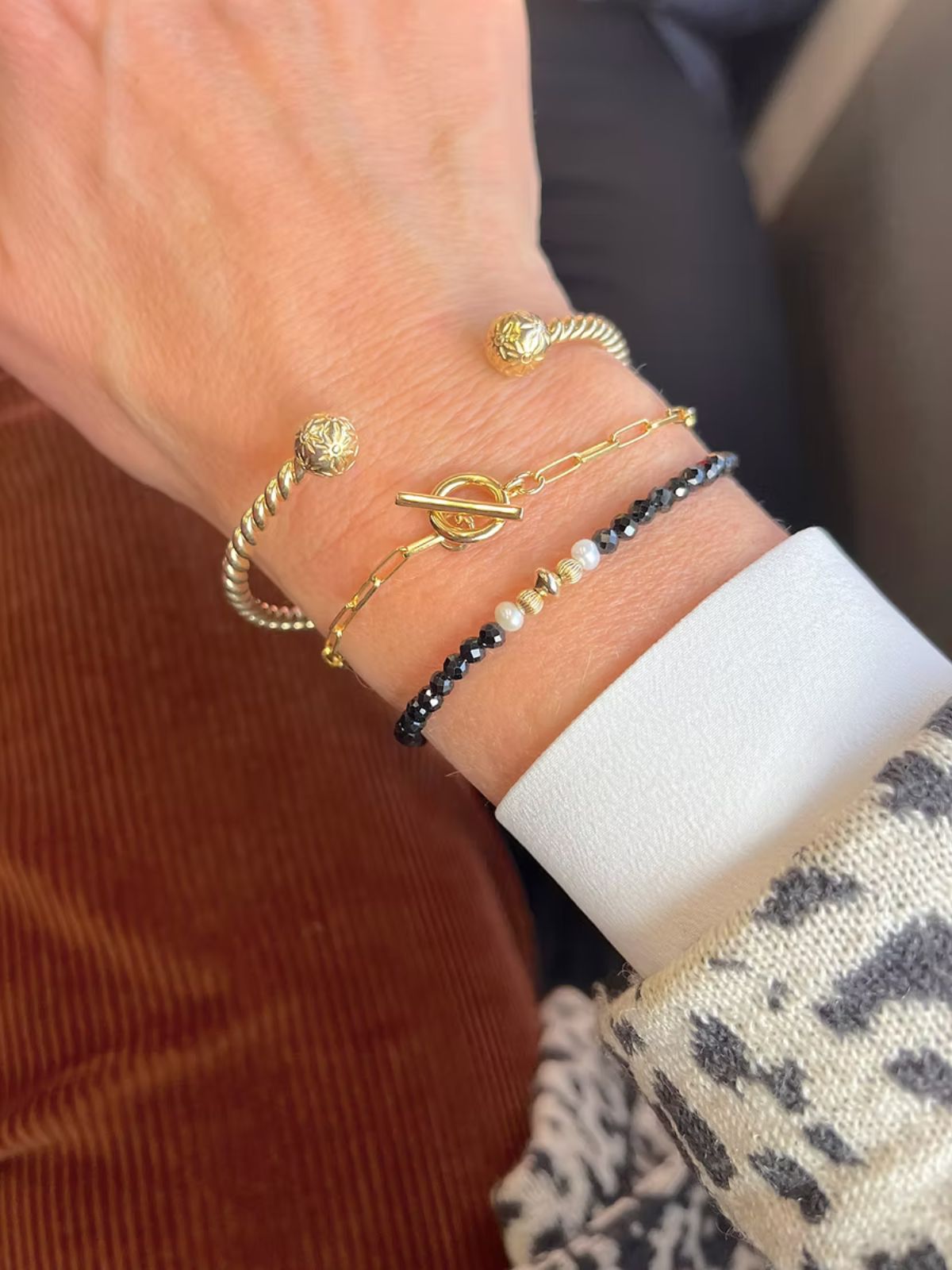 Single Toggle & T Bar Bracelet