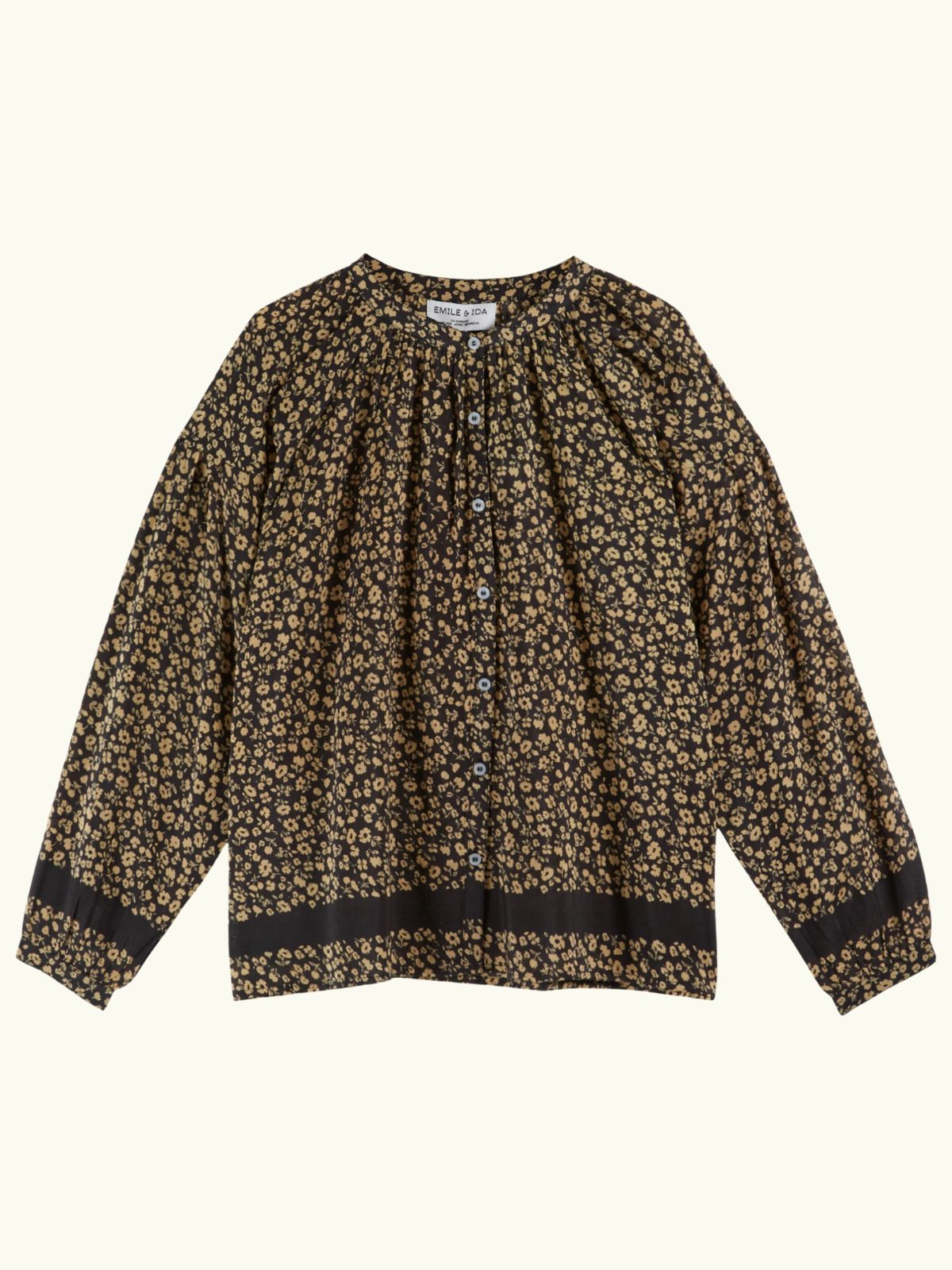 Clara Print Blouse