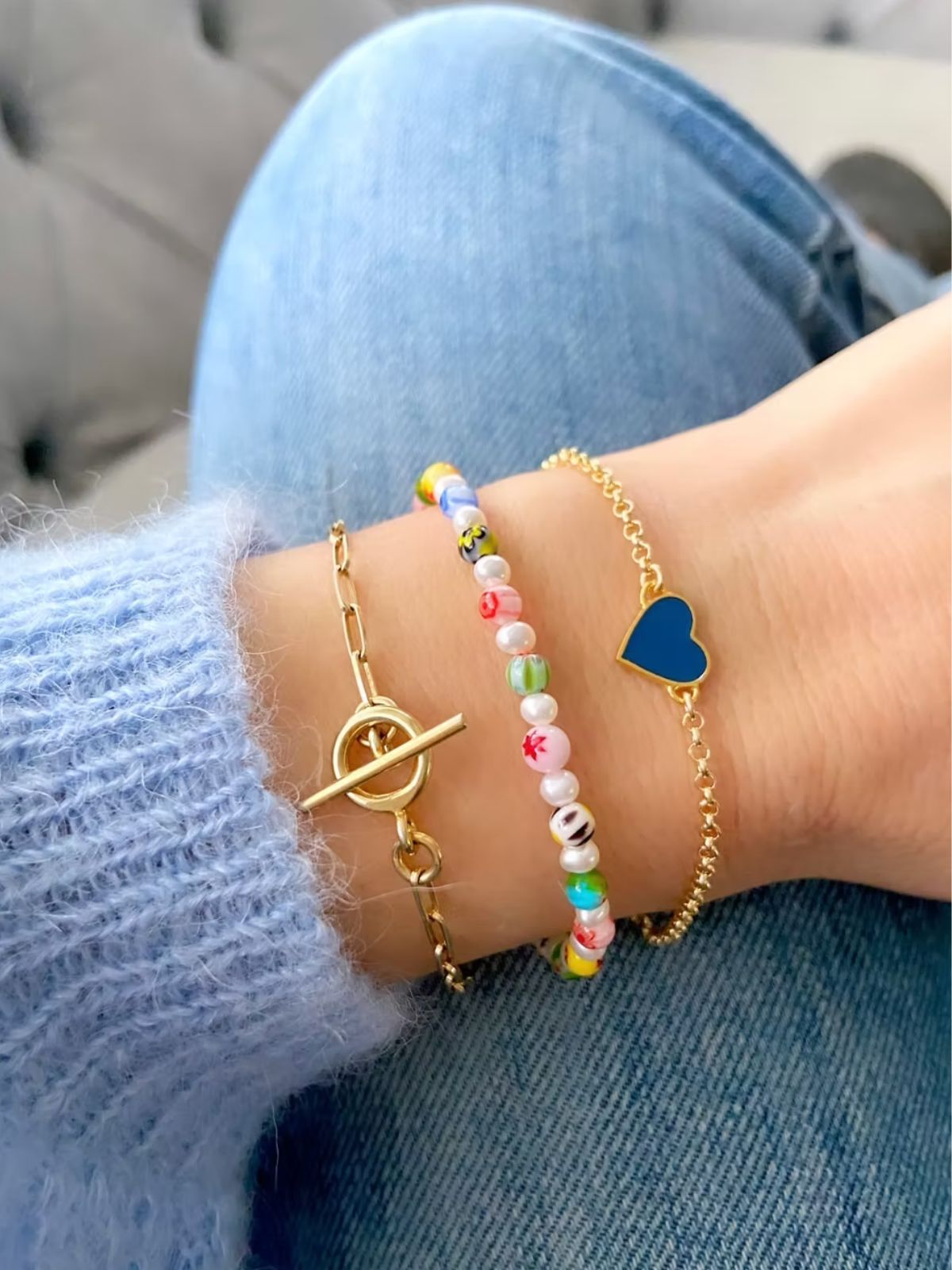 Single Toggle & T Bar Bracelet