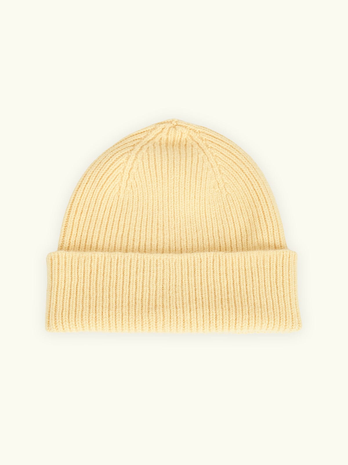Iris Fashion - LE BONNET - Wool Beanie – Pale Yellow