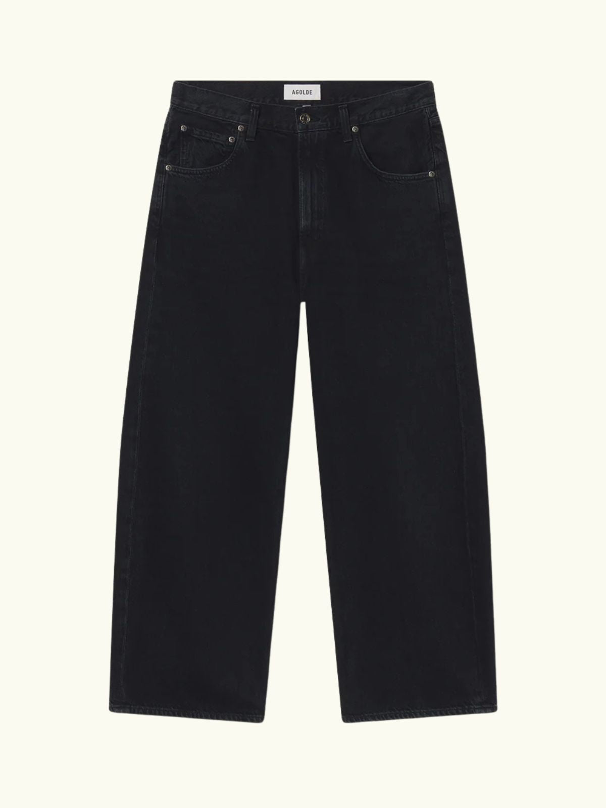 Low Curve Jean Crop - Black