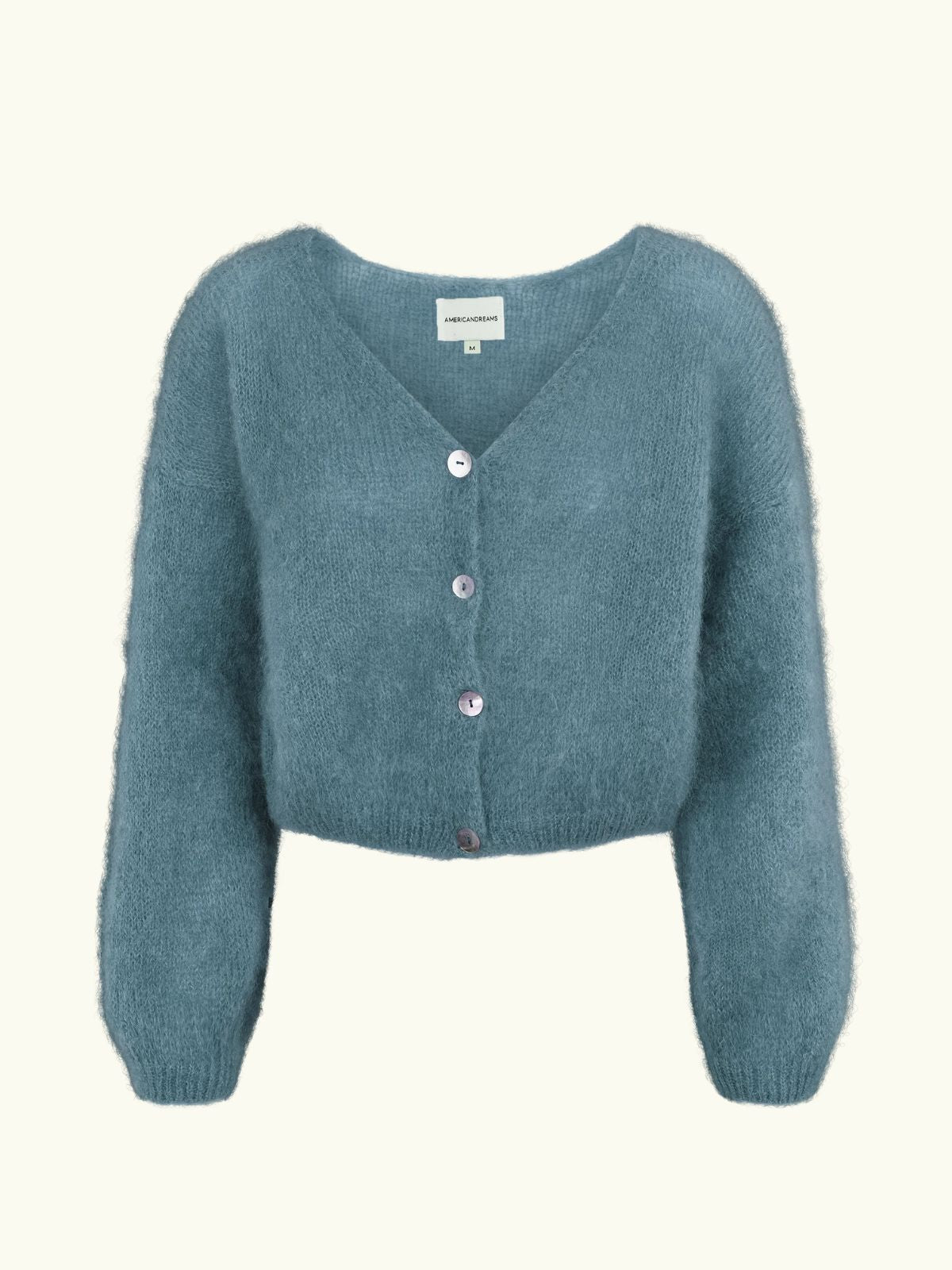 Cornelia Cropped Cardigan - Teal