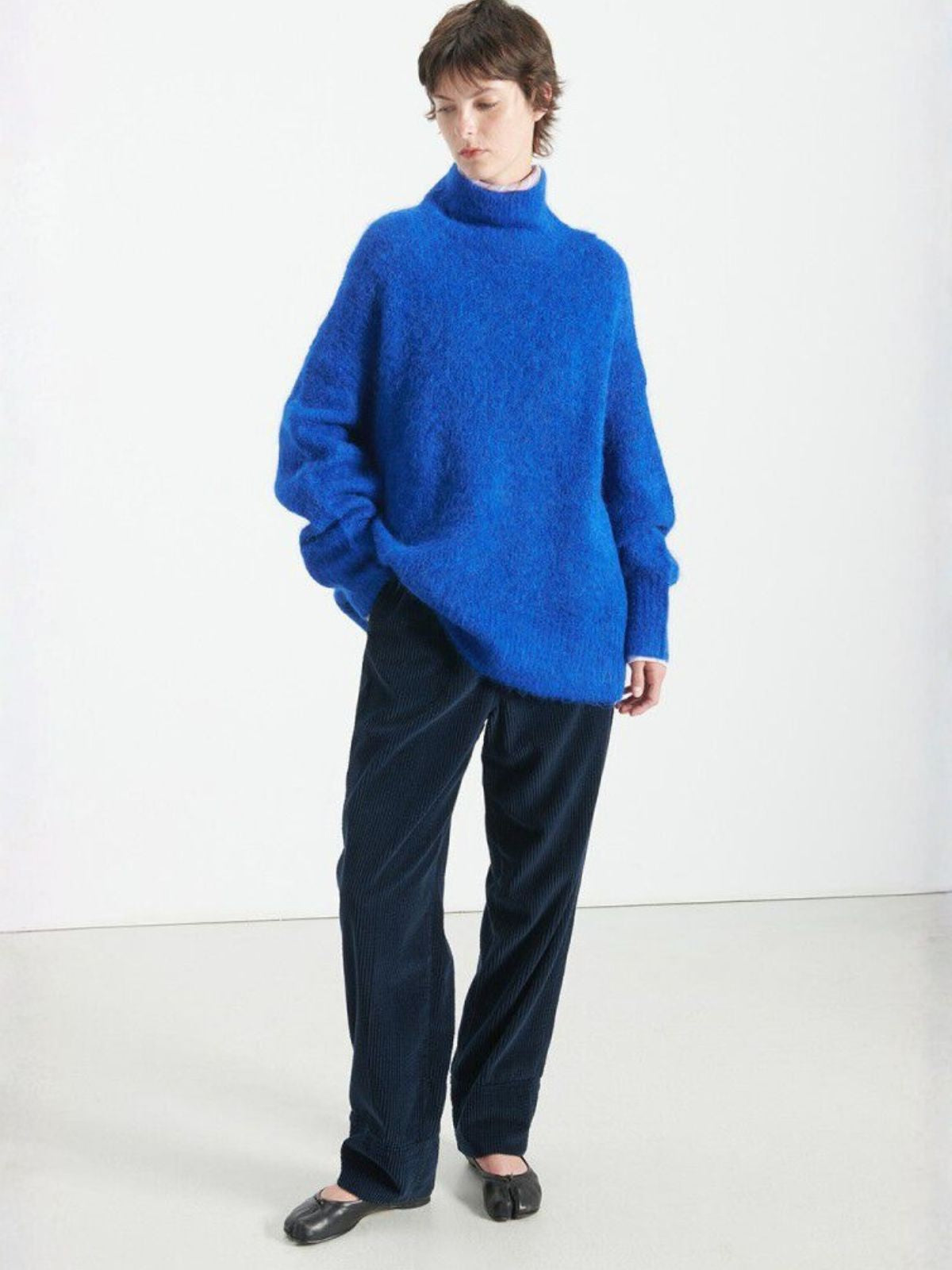 Niby Oversize Jumper - Blue