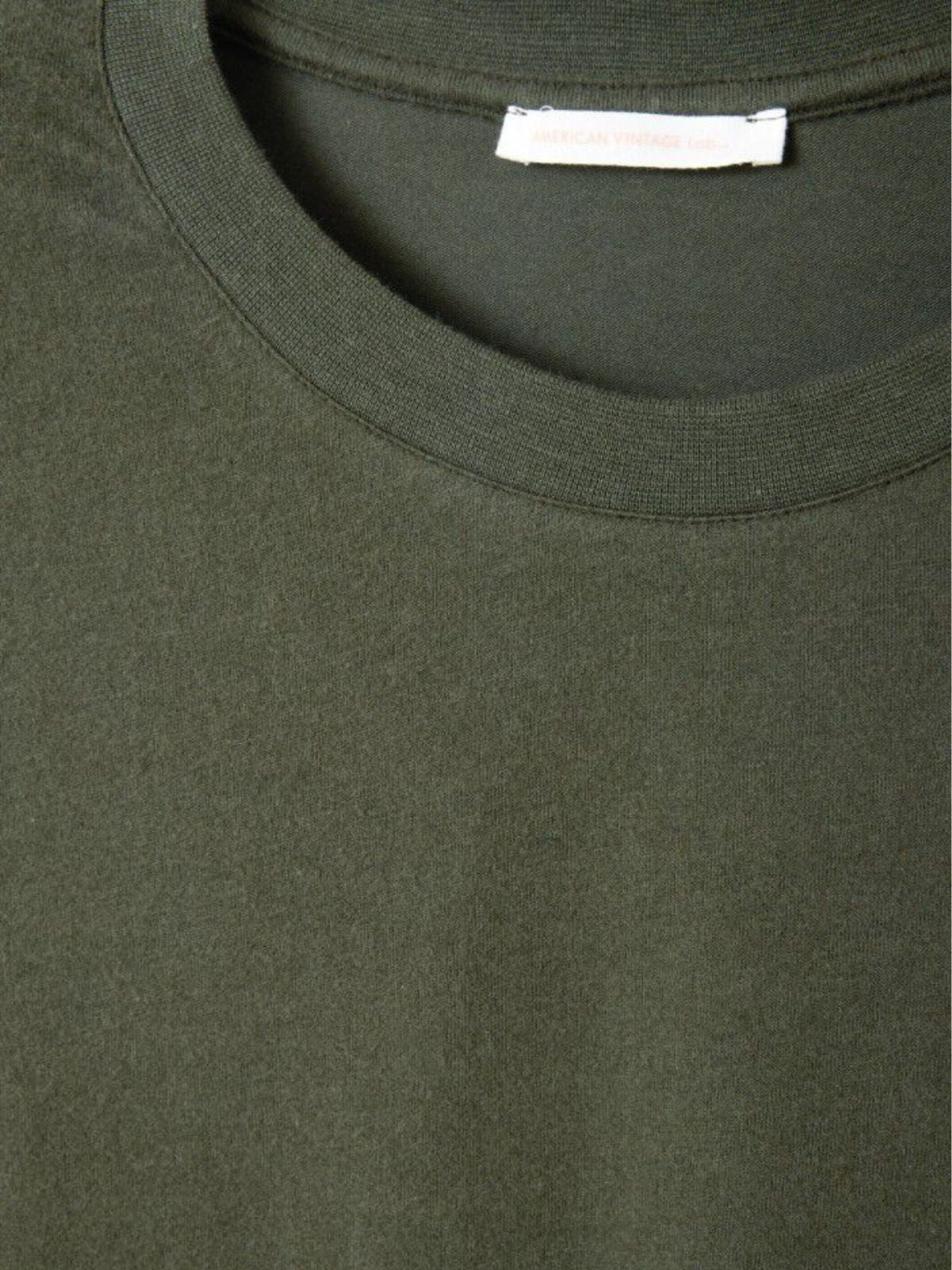 Ypawood Round Neck T-Shirt - Khaki