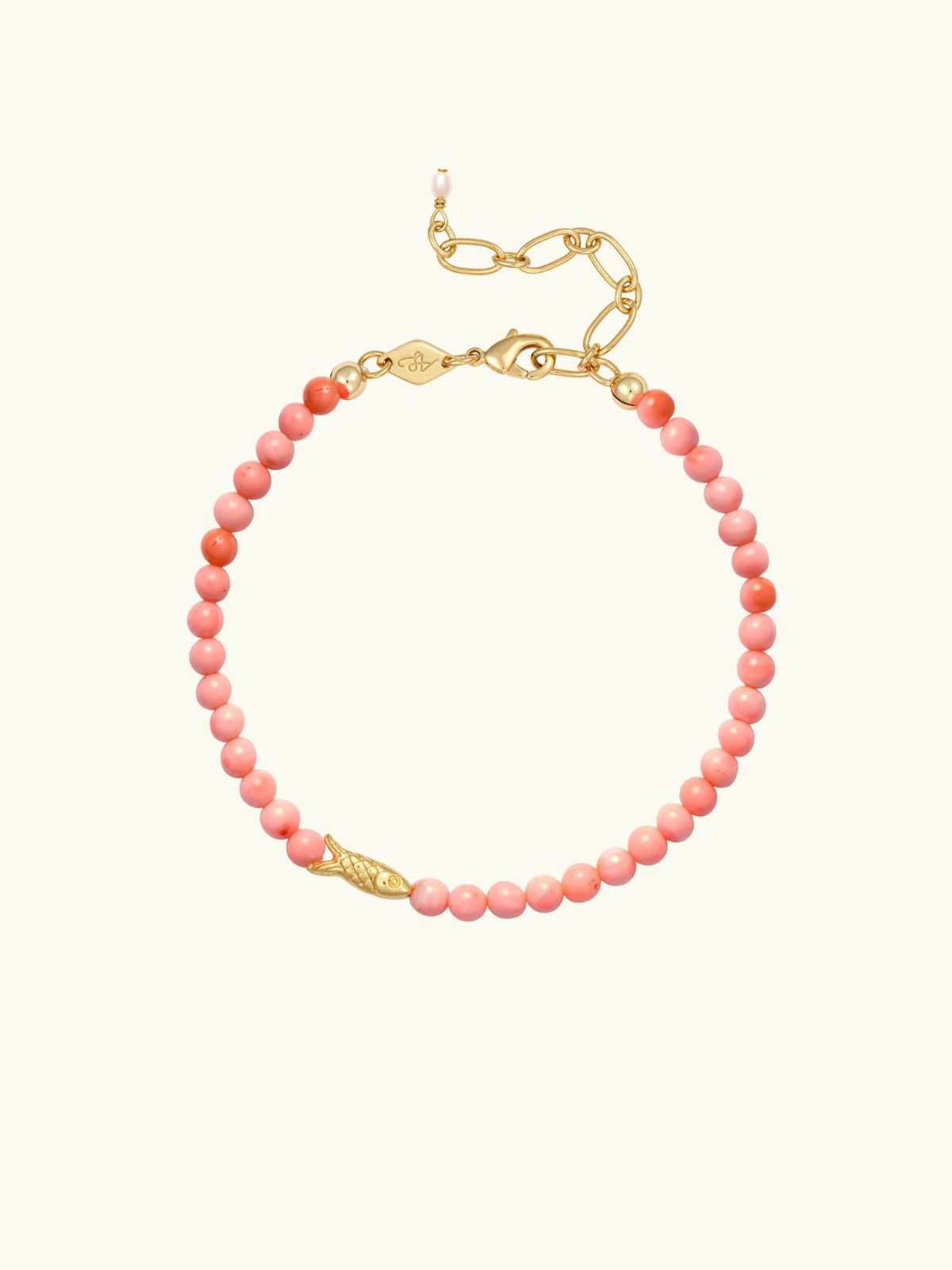 Fingerling Bracelet - Peach
