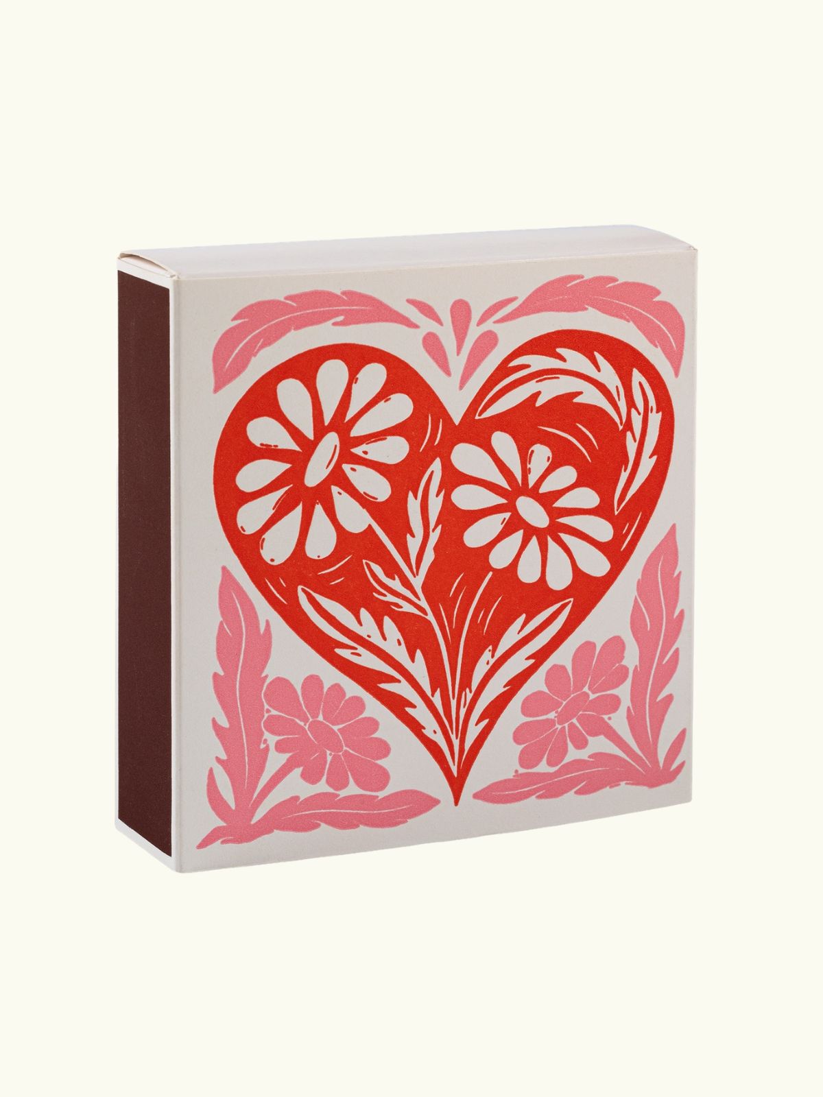 Square Matchbox - Botanical Heart