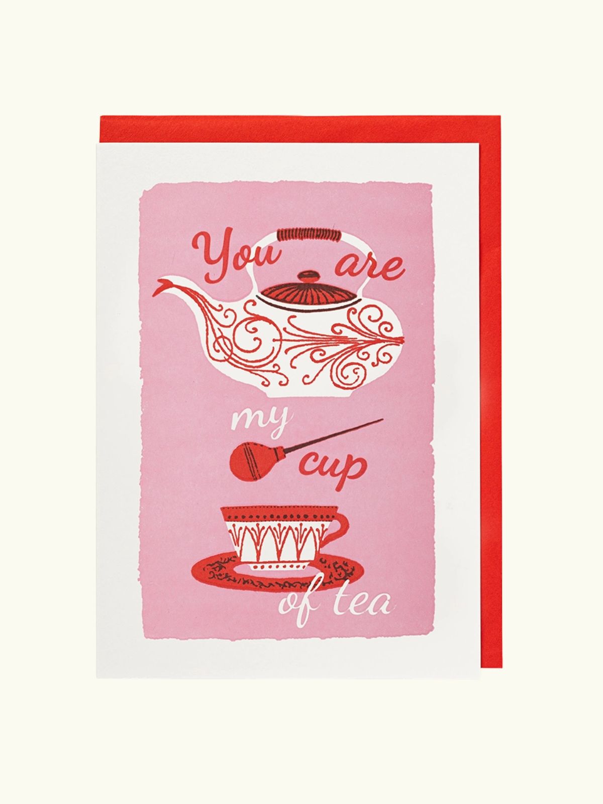 Letterpress Card - My Cup of Tea