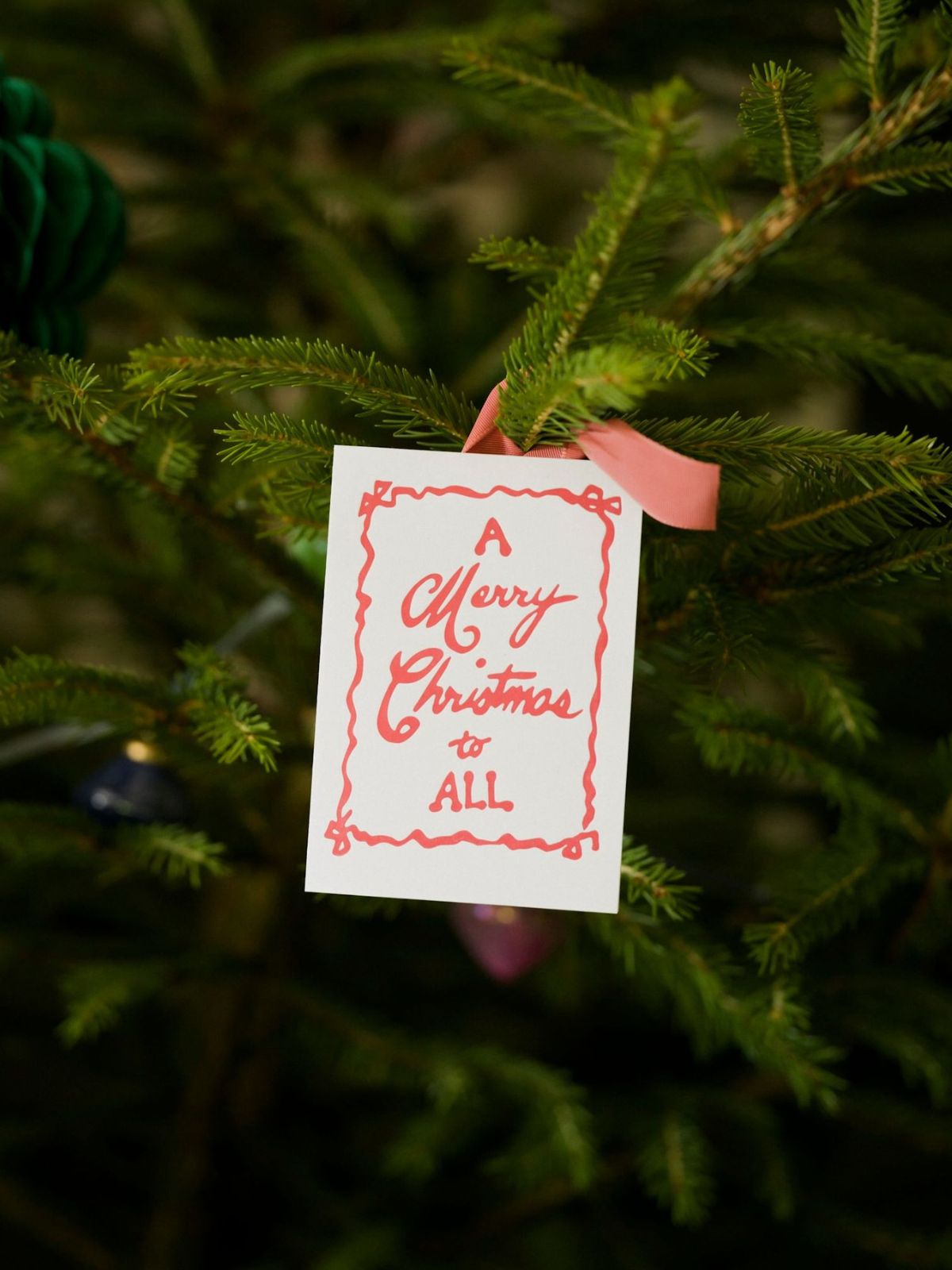 Notelet Card -A Merry Christmas To All