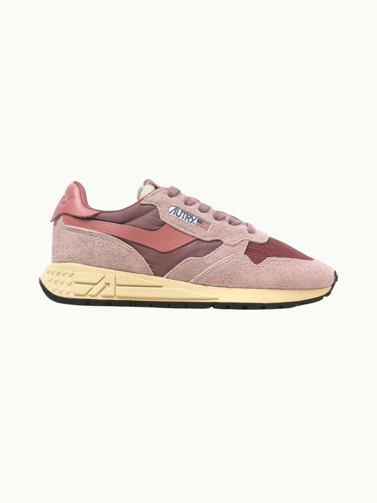Iris Fashion - AUTRY - Reelwind Sneakers Suede/ Net - Rose