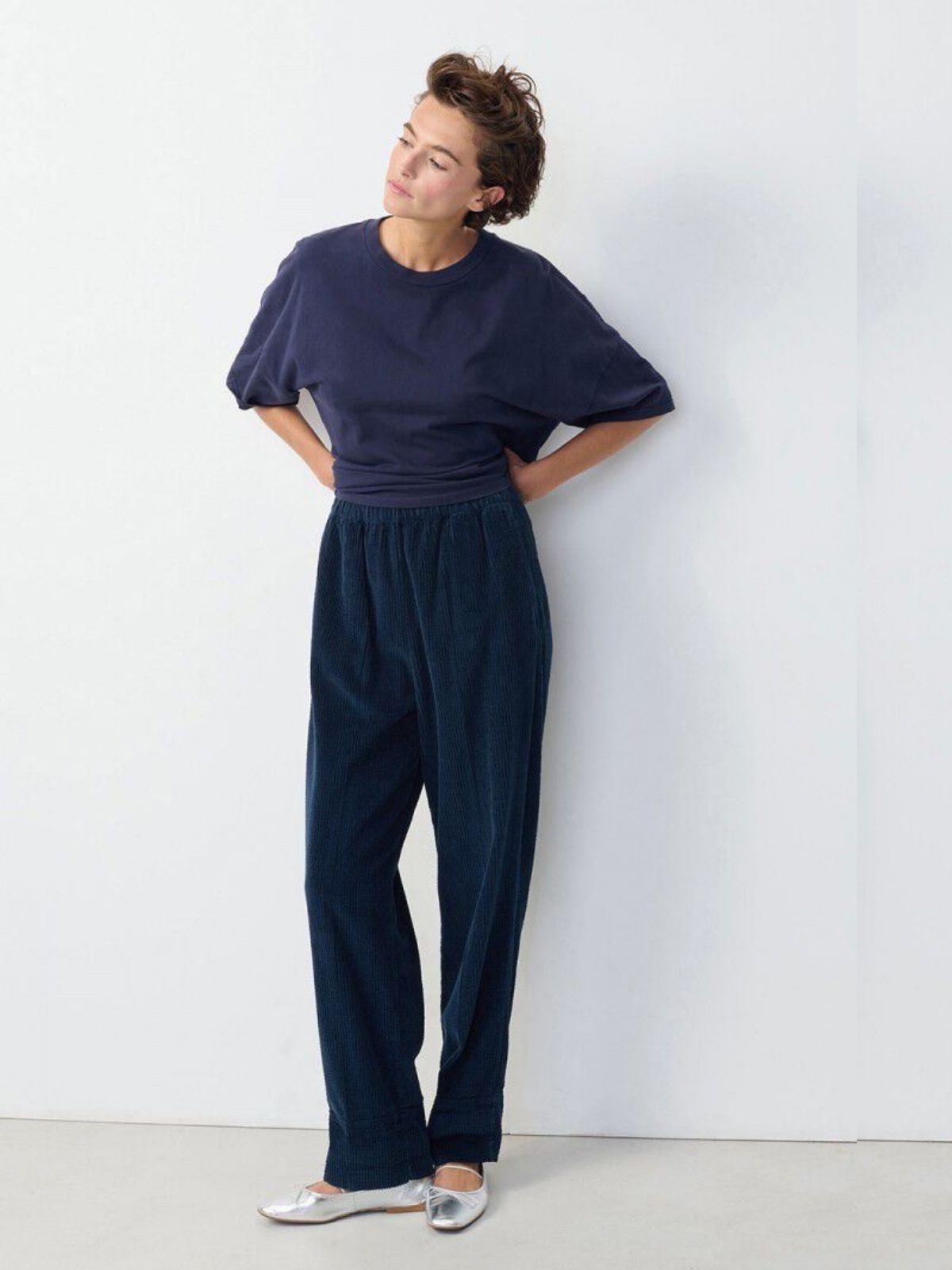 Padow Cord Pants - Navy