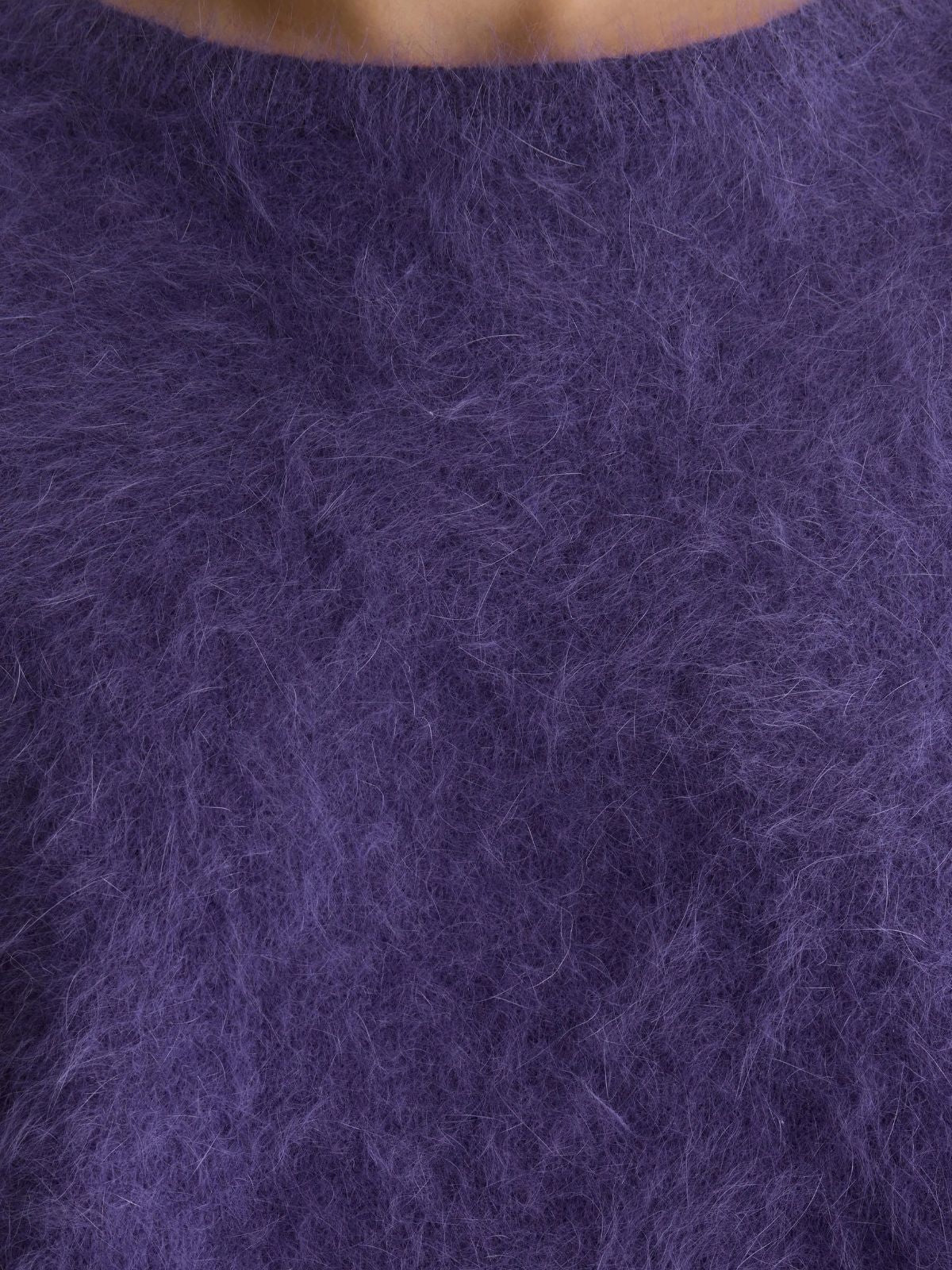 Dime Angora Sweater - Purple