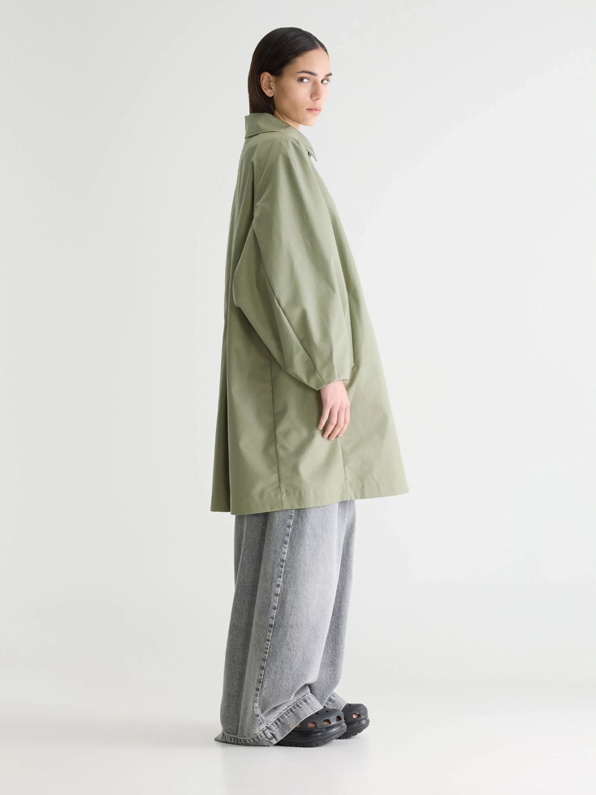 Julie Trench coat - Sage