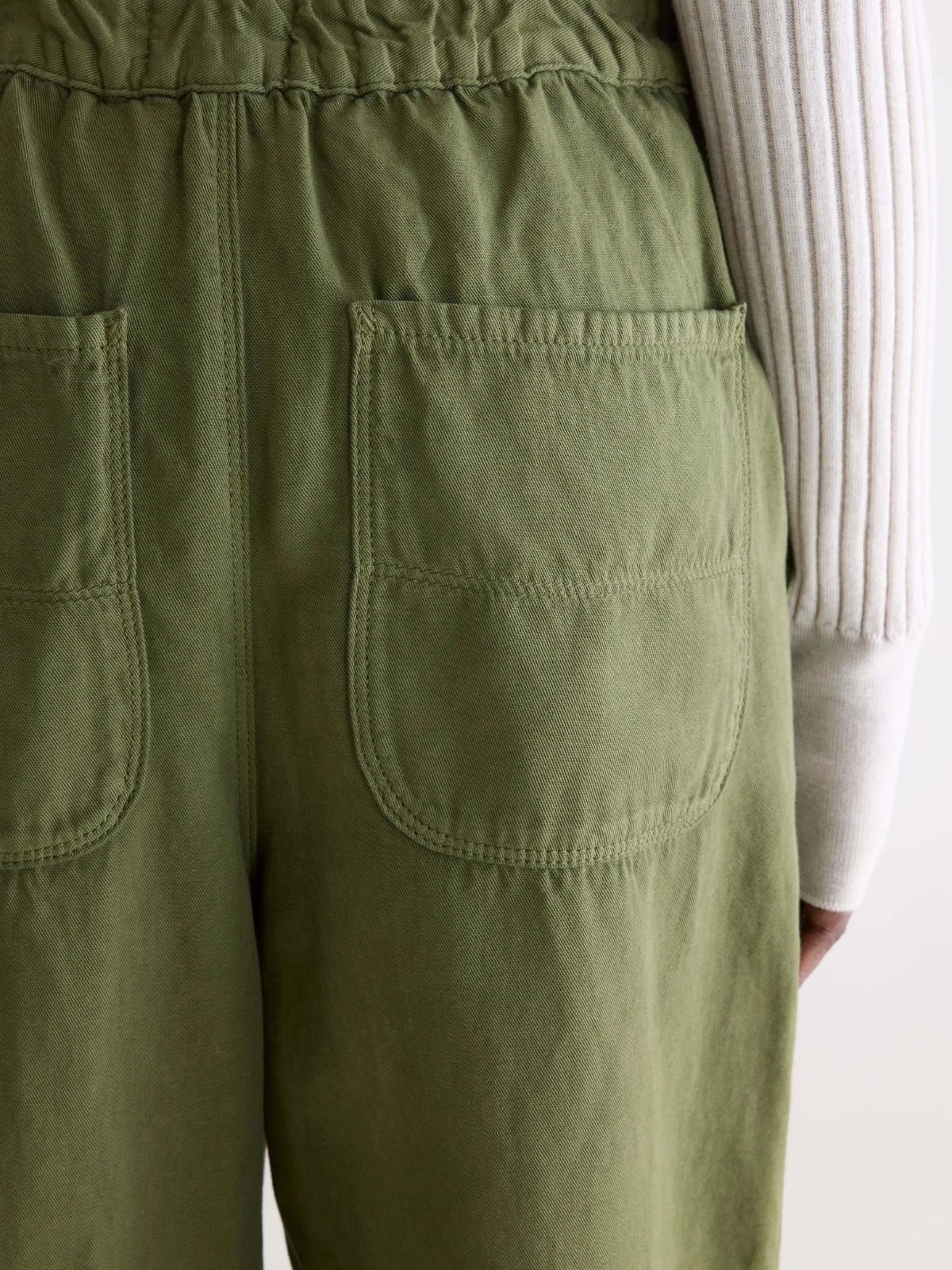 Pasop Relaxed Trousers - Khaki