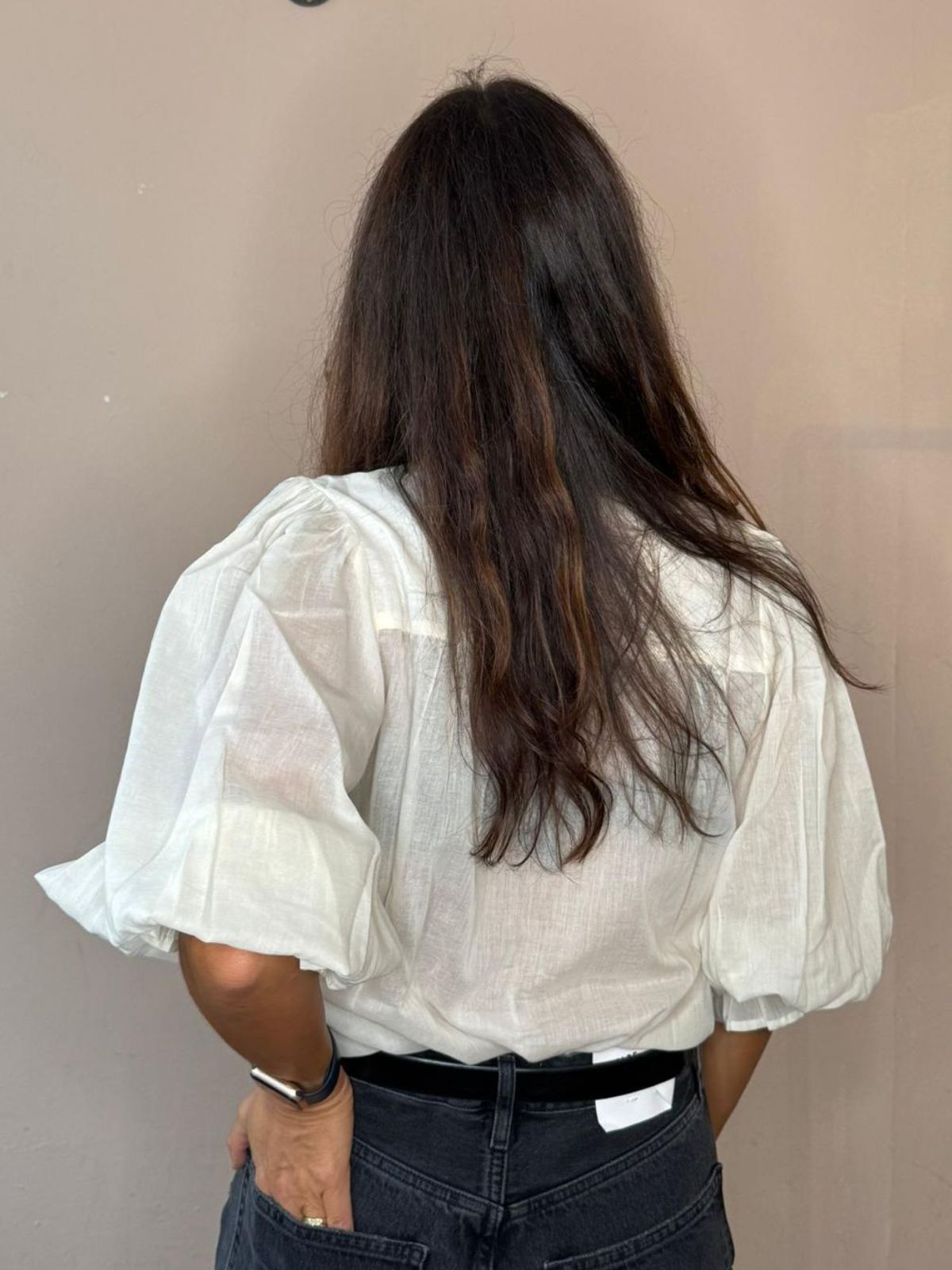 Frankie Voile Ruffle Blouse - Ecru