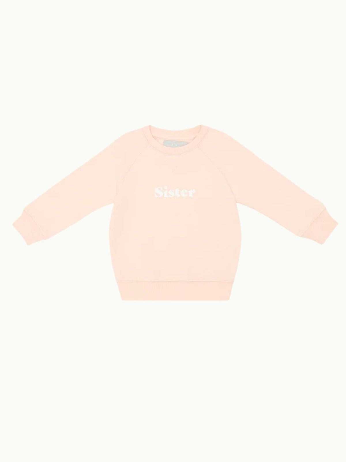Sister Sweatshirt- Powder Pink