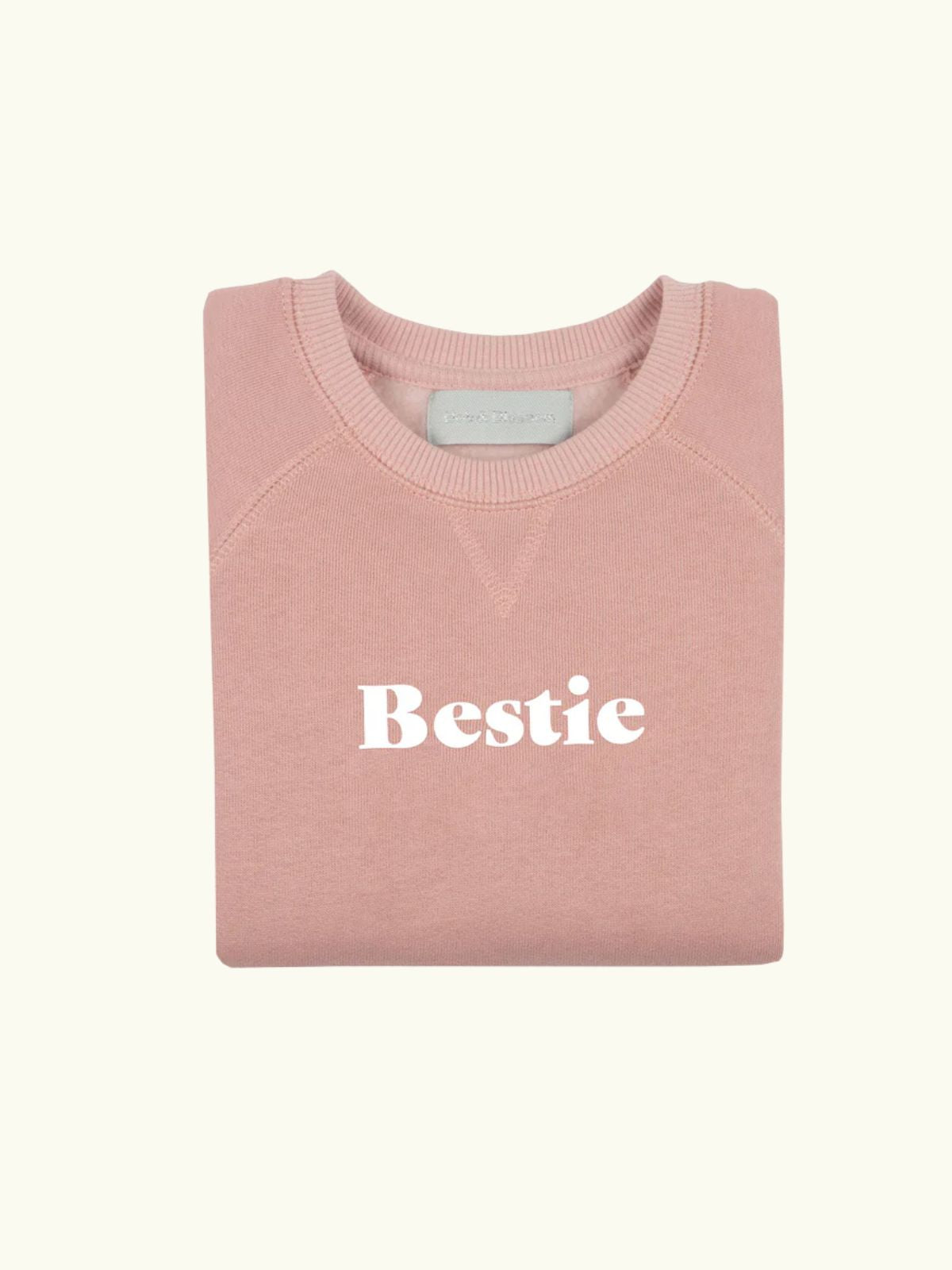 Bob and Bob Blossom Bestie Long sleeve pink sweatshirt
