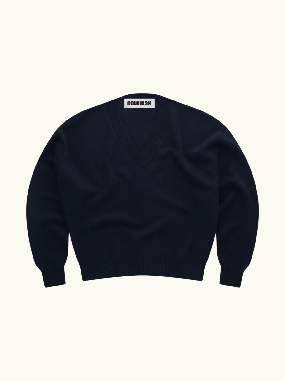 Malibu V-Neck Jumper - Navy
