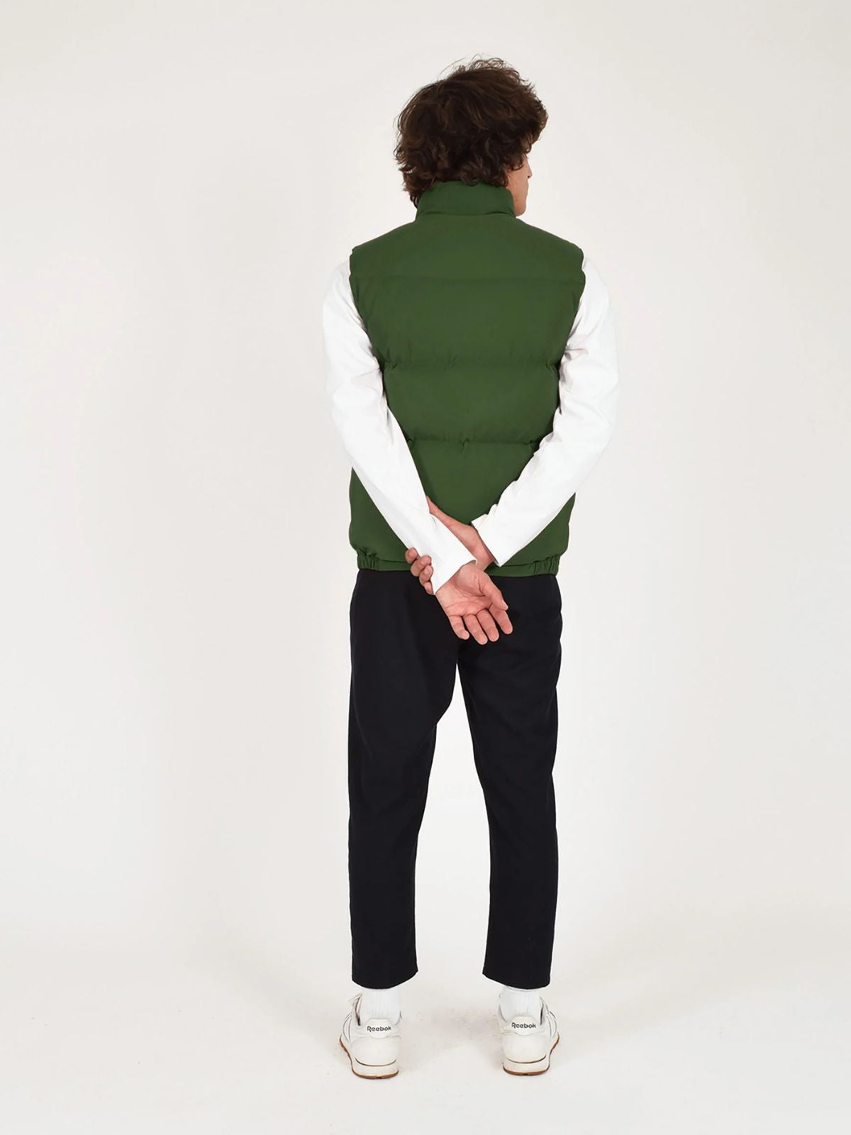 Down Italian Vest - Green