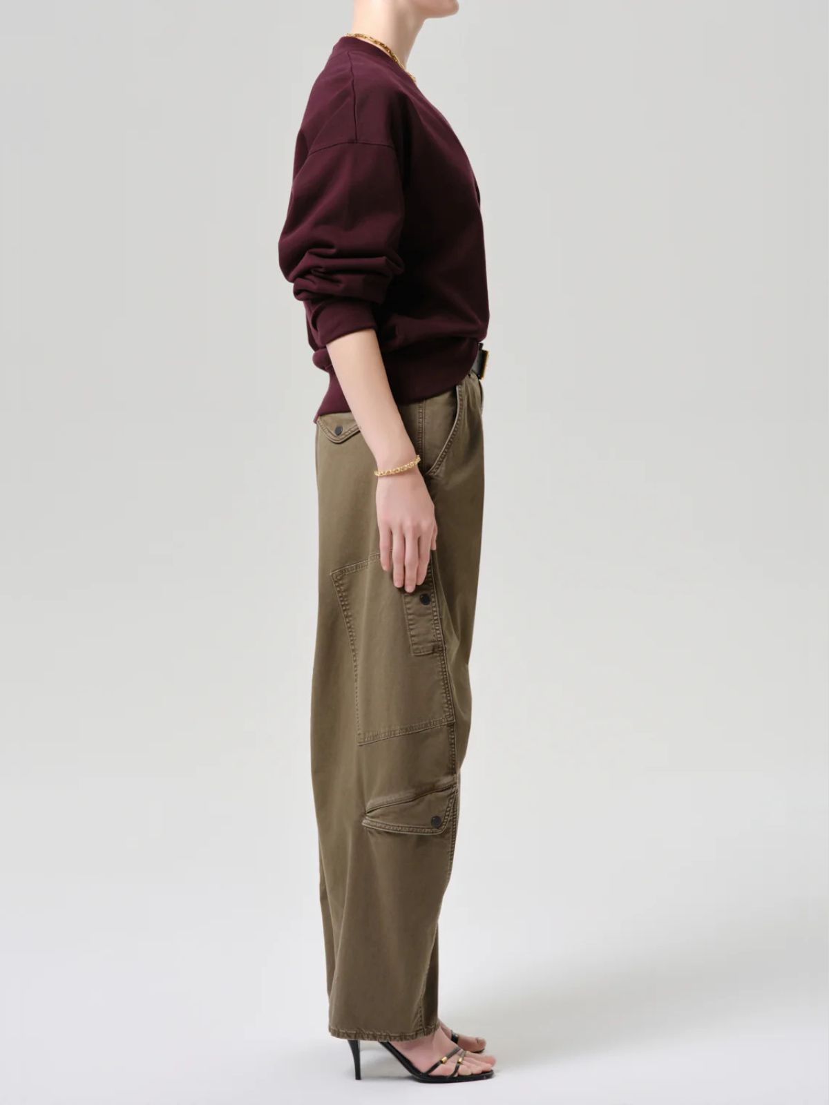 Flight Relaxed Trousers - Army Green