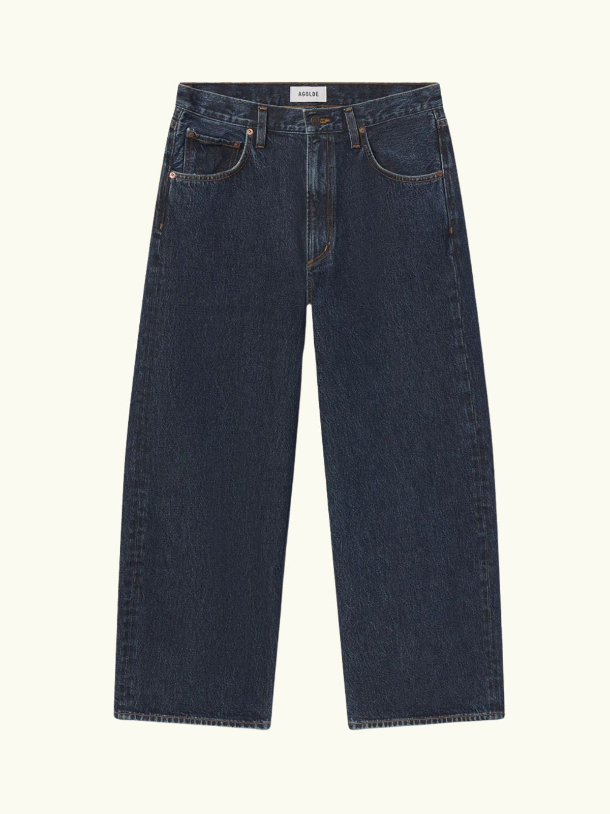 Agolde Low Curve Jean Crop in Dark Denim