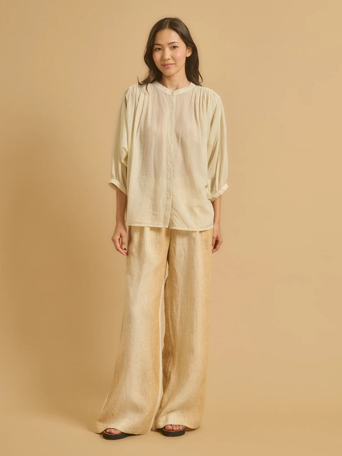 Celesto Ballon Sleeves Top
