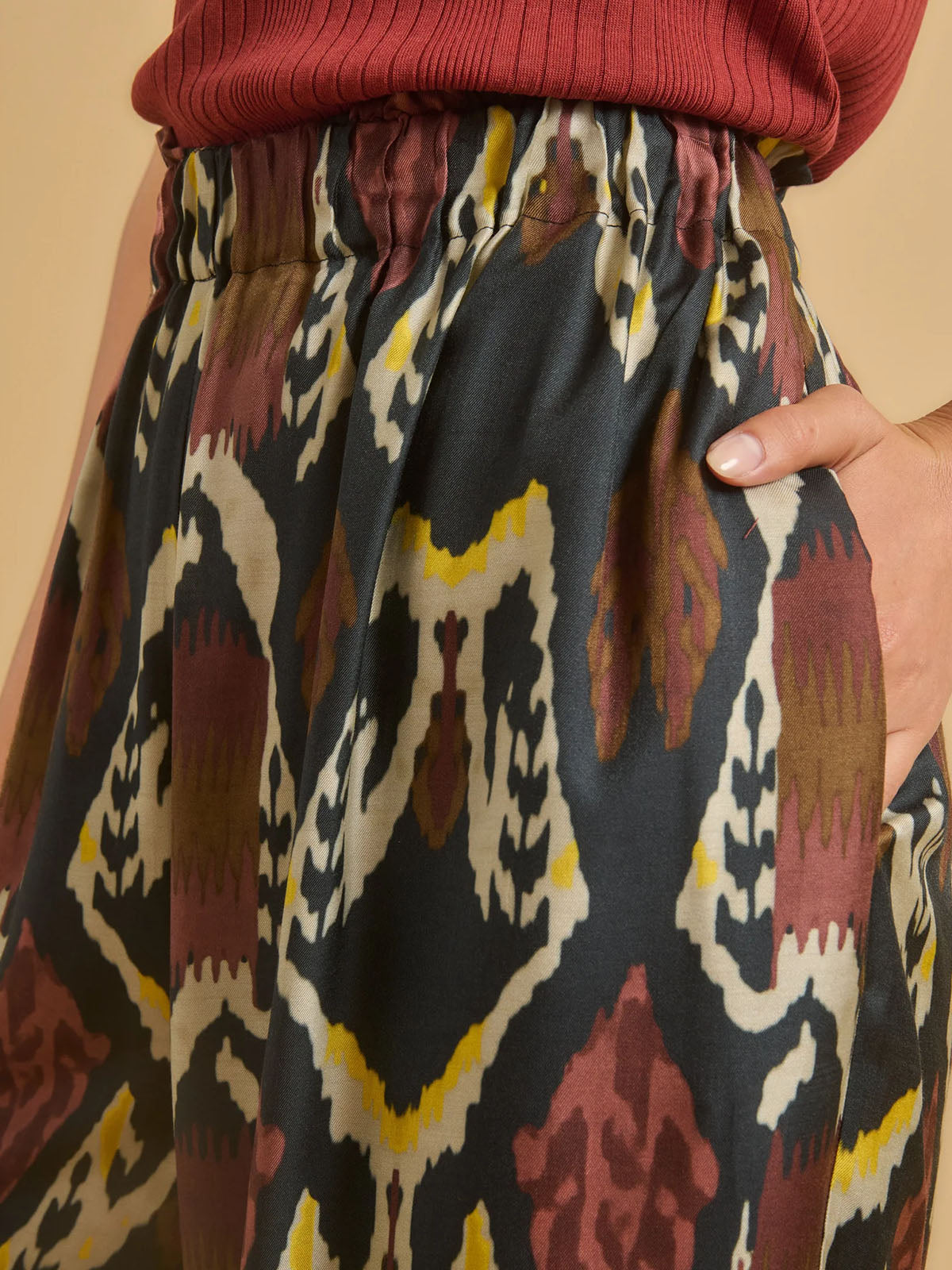 Paciano Fluid Ikat Trousers