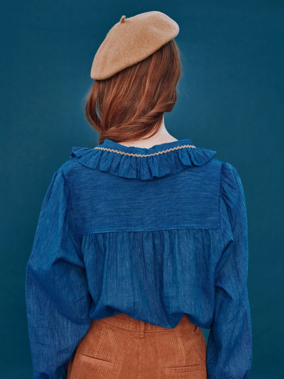 Cassandre Collar Shirt - Blue