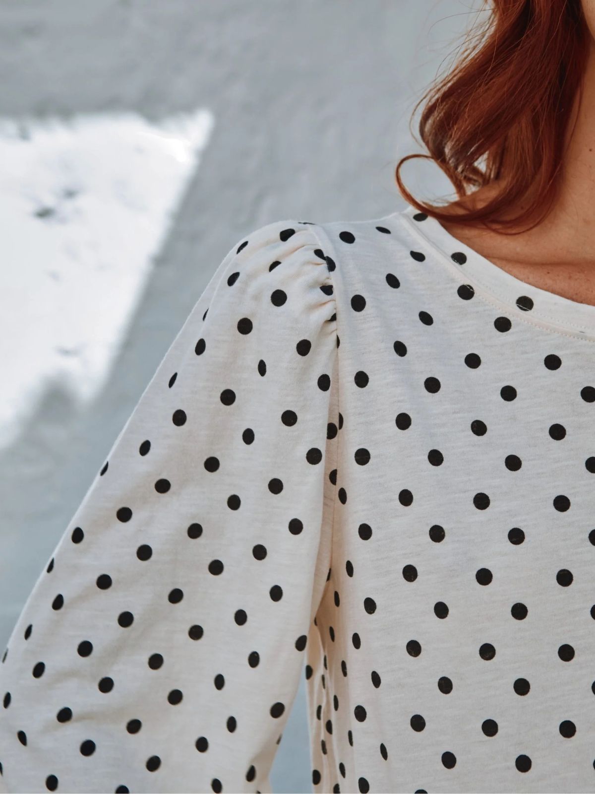 Cayda Polka Dot Top