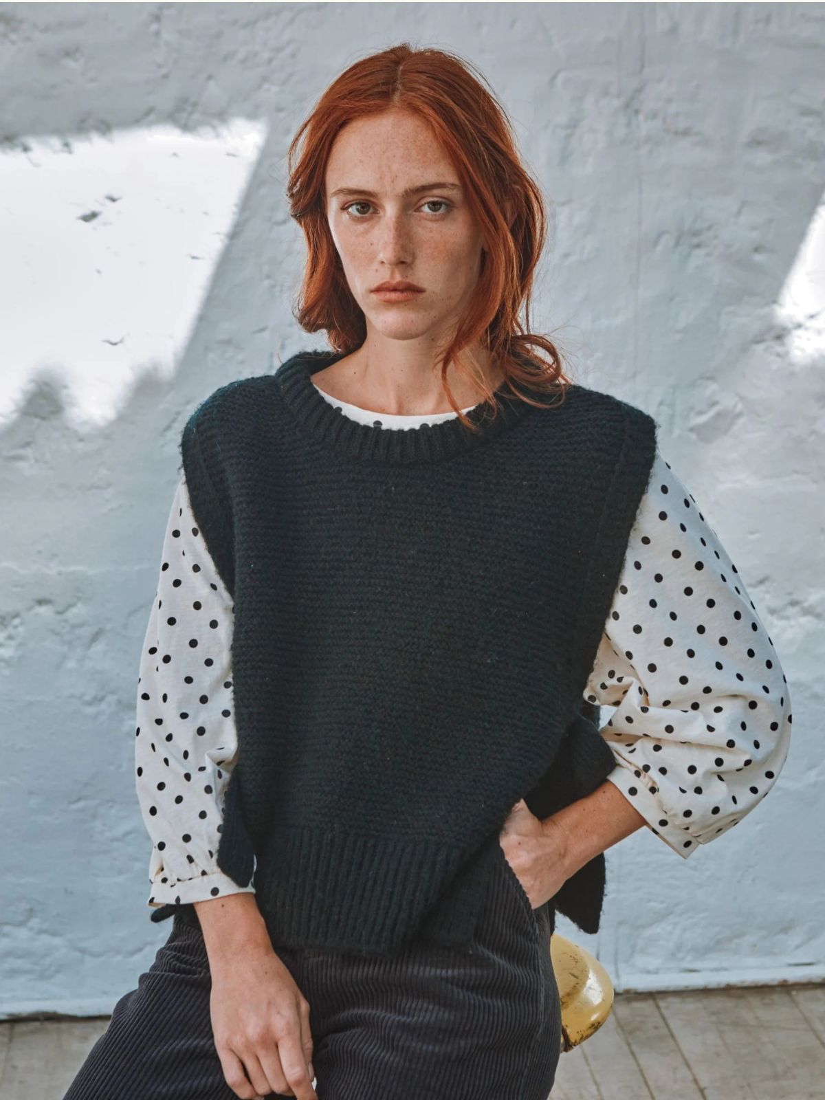 Cayda Polka Dot Top