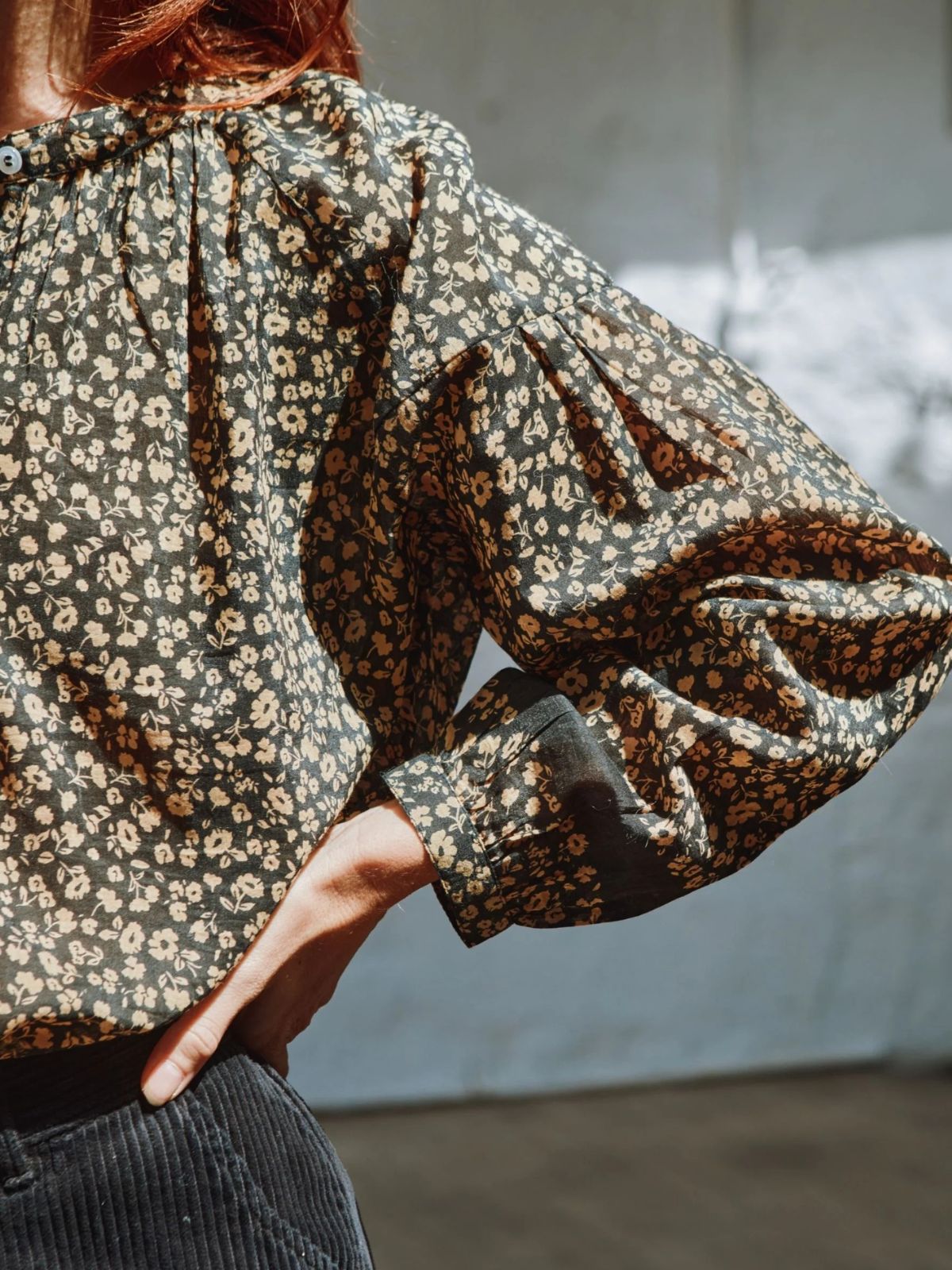 Clara Print Blouse