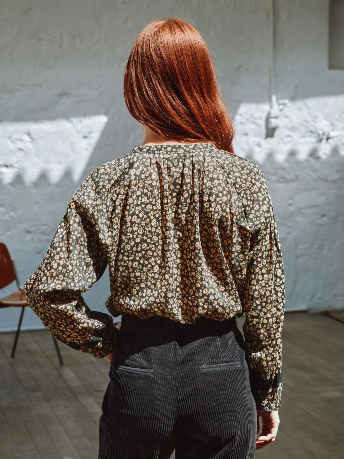 Clara Print Blouse