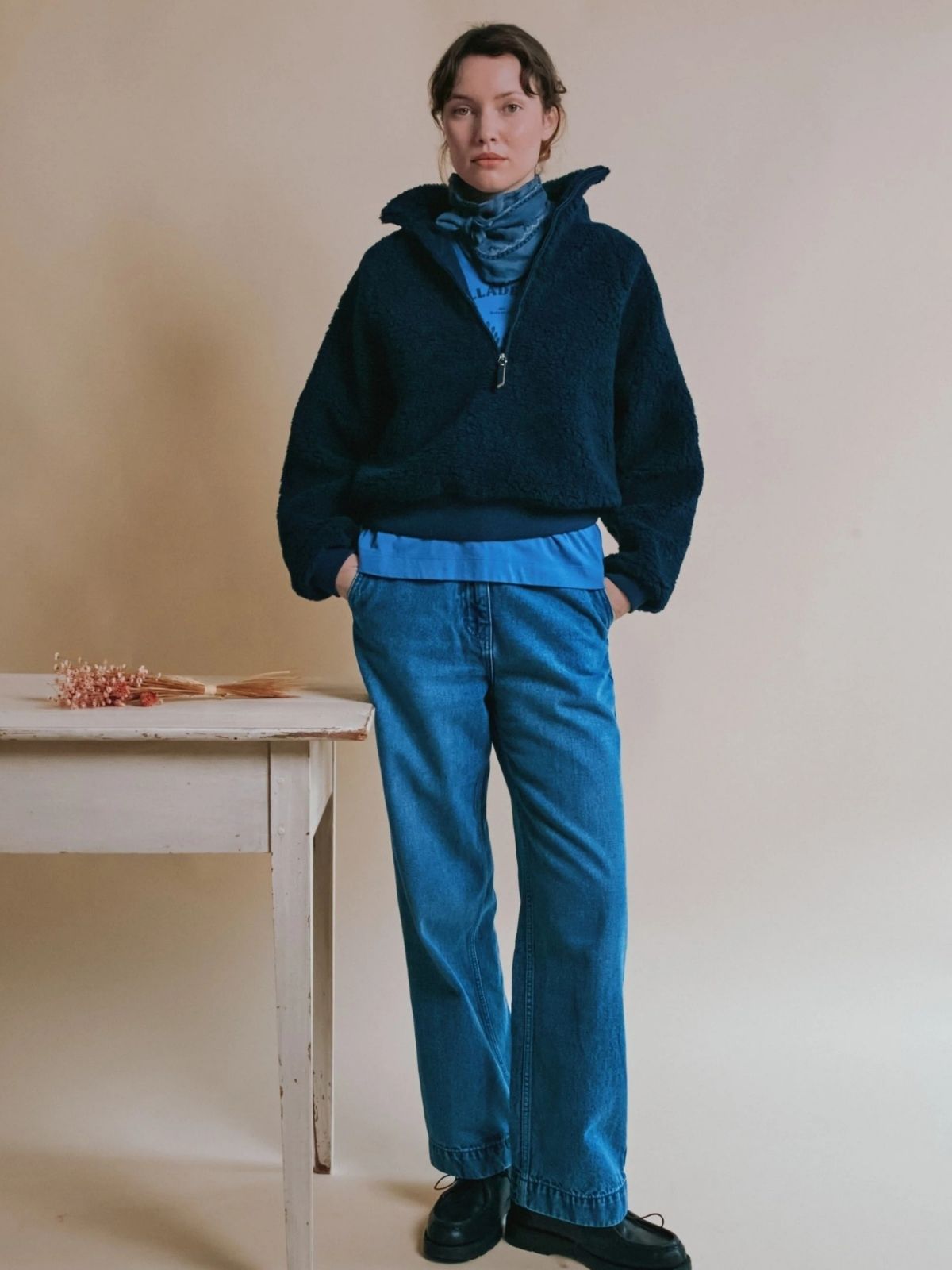 Ecaramel Zip Sweatshirt - Midnight
