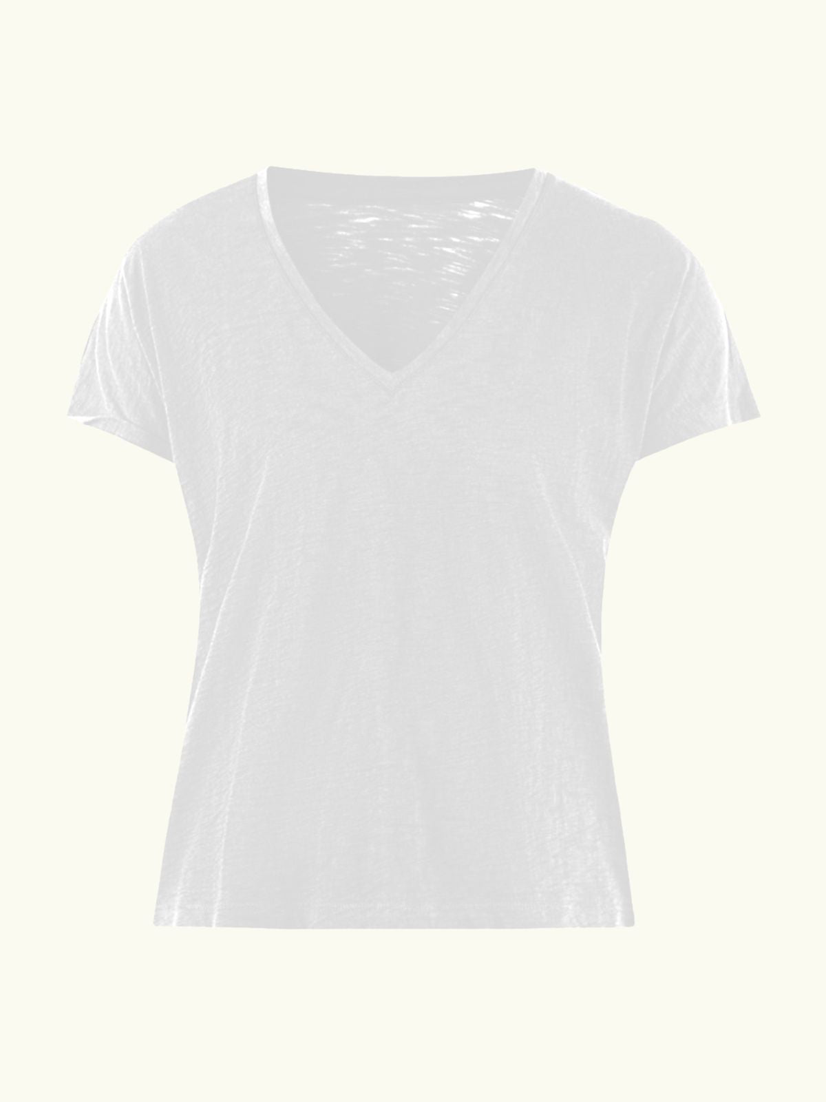Esmee V/Neck T-Shirt - White