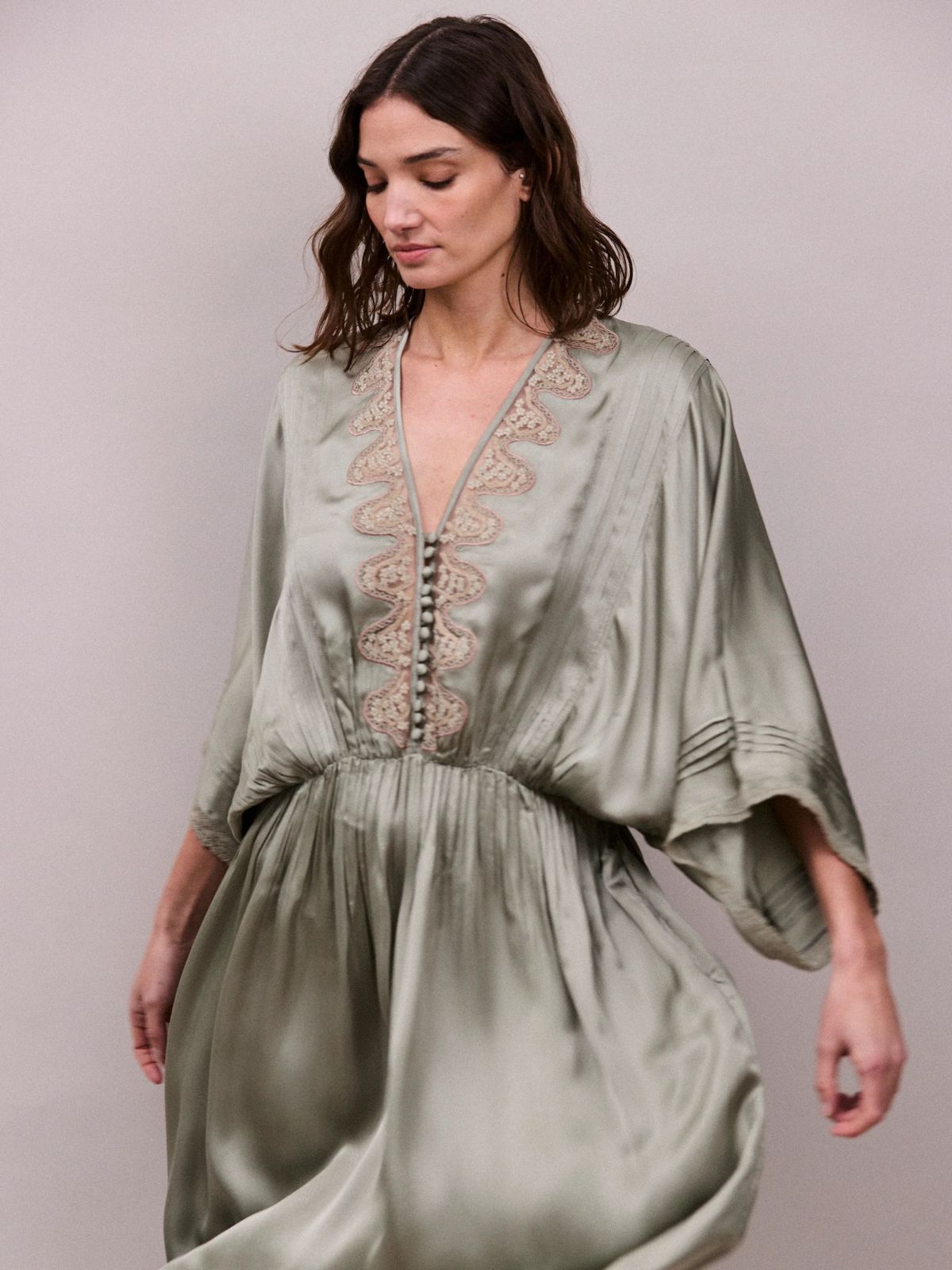 Honeysuckle Dress - Sage