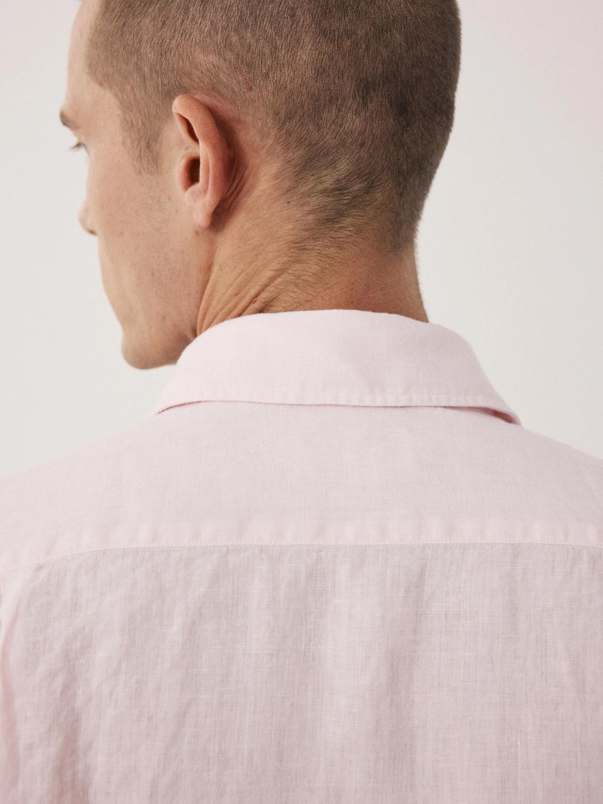 Iris Fashion - HARTFORD - Linen Long Sleeves Shirt - Pink