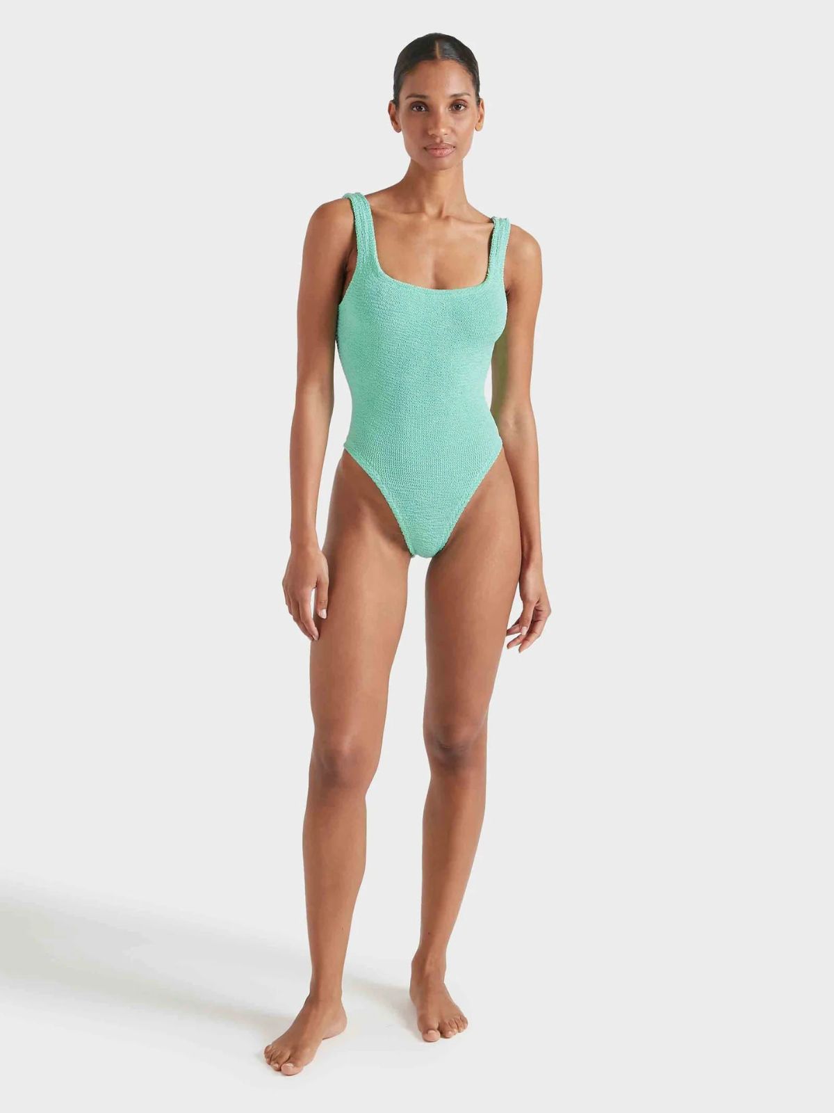 Square neck Swimsuit - Mint