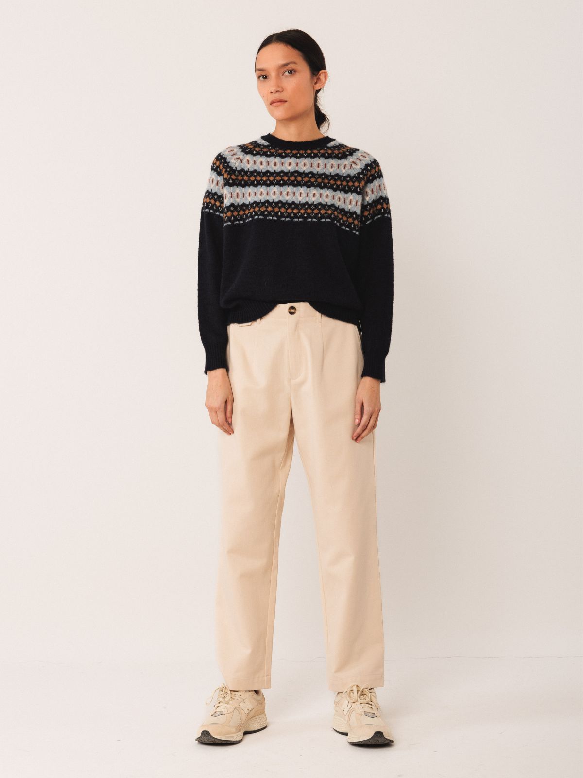 Fair Isle Jumper - Navy