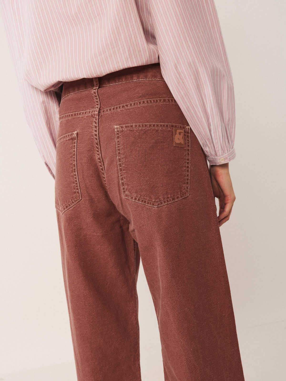 Straight Leg Jean - Cherry