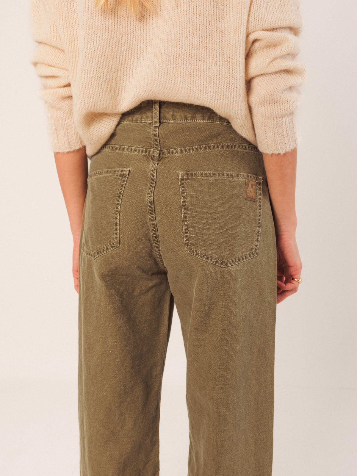 Straight Leg Jean - Olive