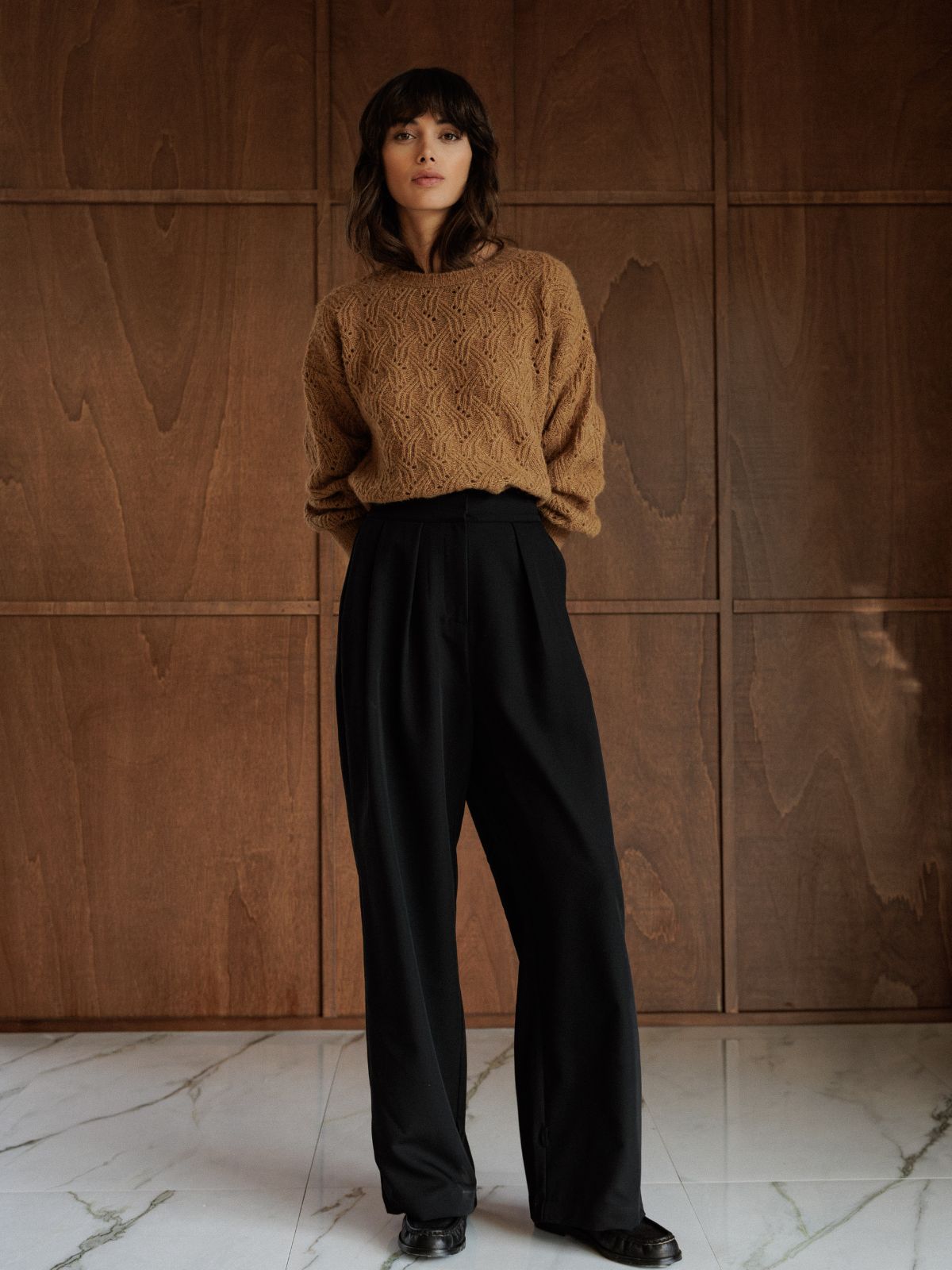 Alpaca Jumper - Caramel