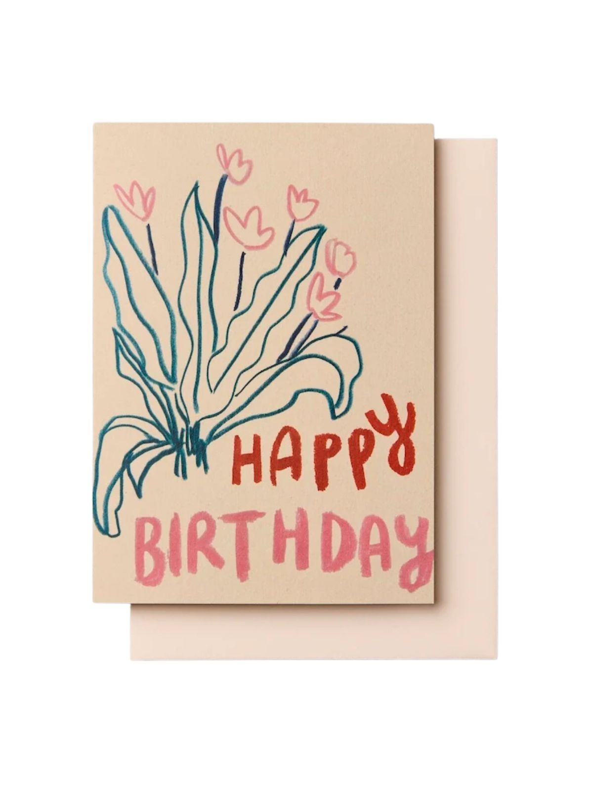 Happy Birthday Card - Tulips
